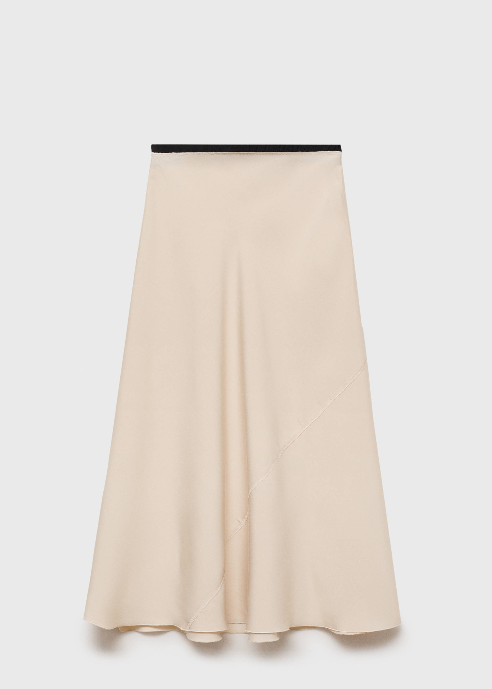Midi satin skirt - Article without model