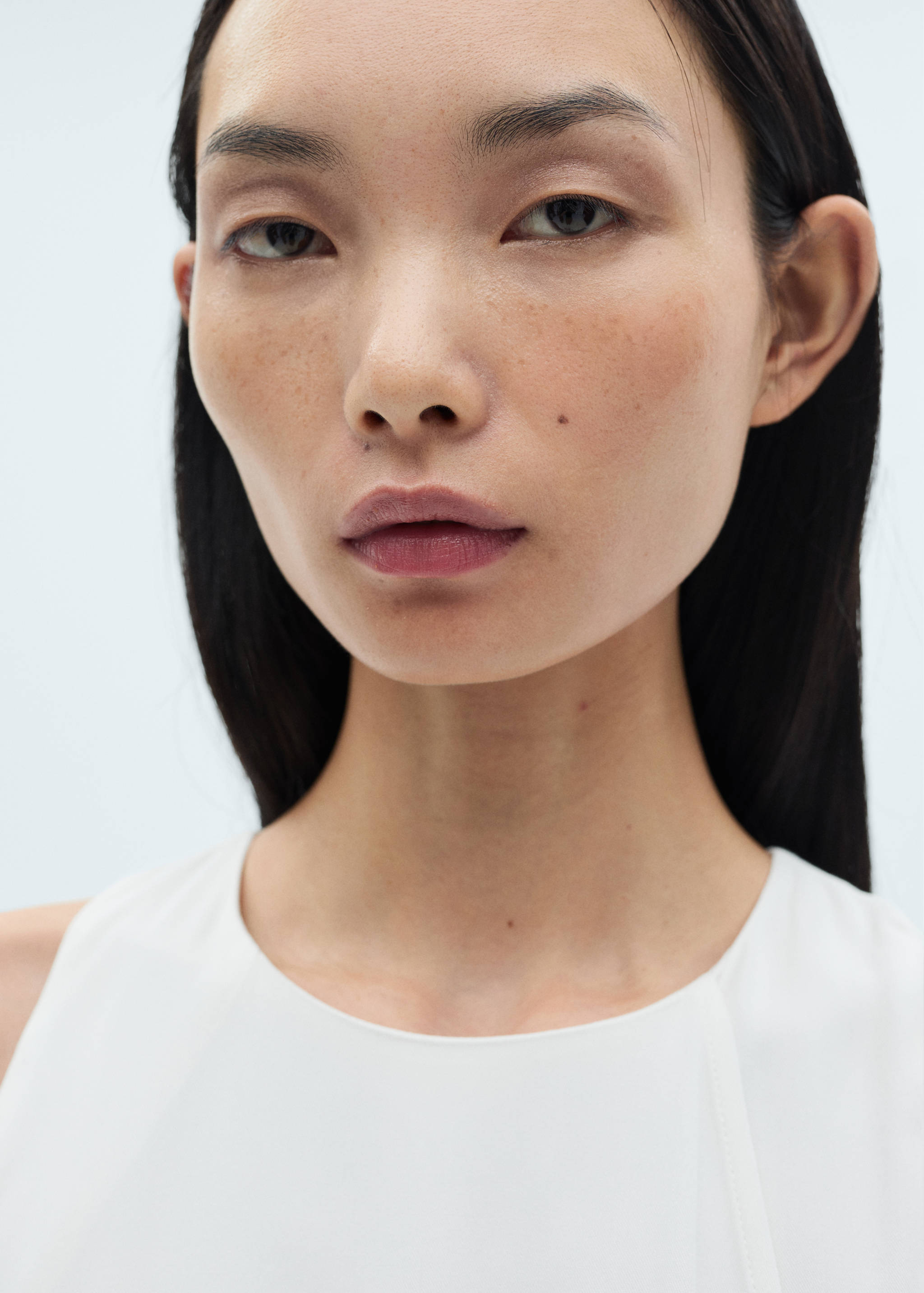 Vestido cinturón contraste - Detalle del artículo 1