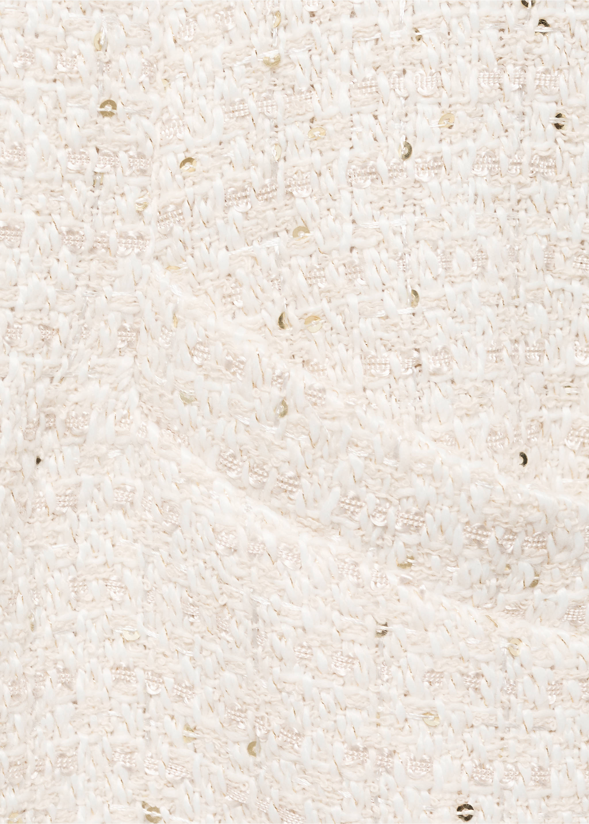 Mono tweed manga corta - Detalle del artículo 0, Crudo. Ref: 87070595-00.
