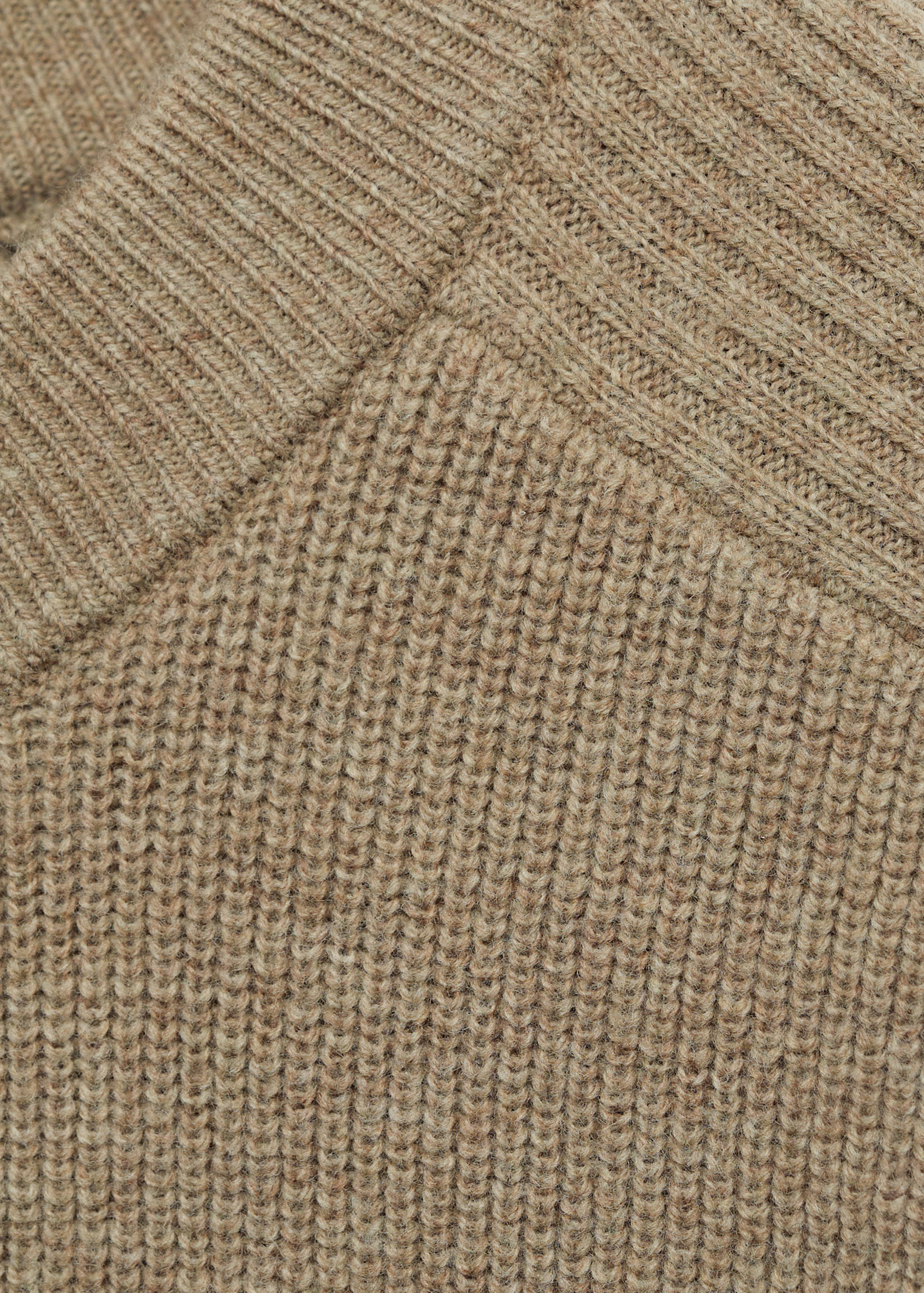 Pull-over laine maille côtelée - Détail de l'article 8