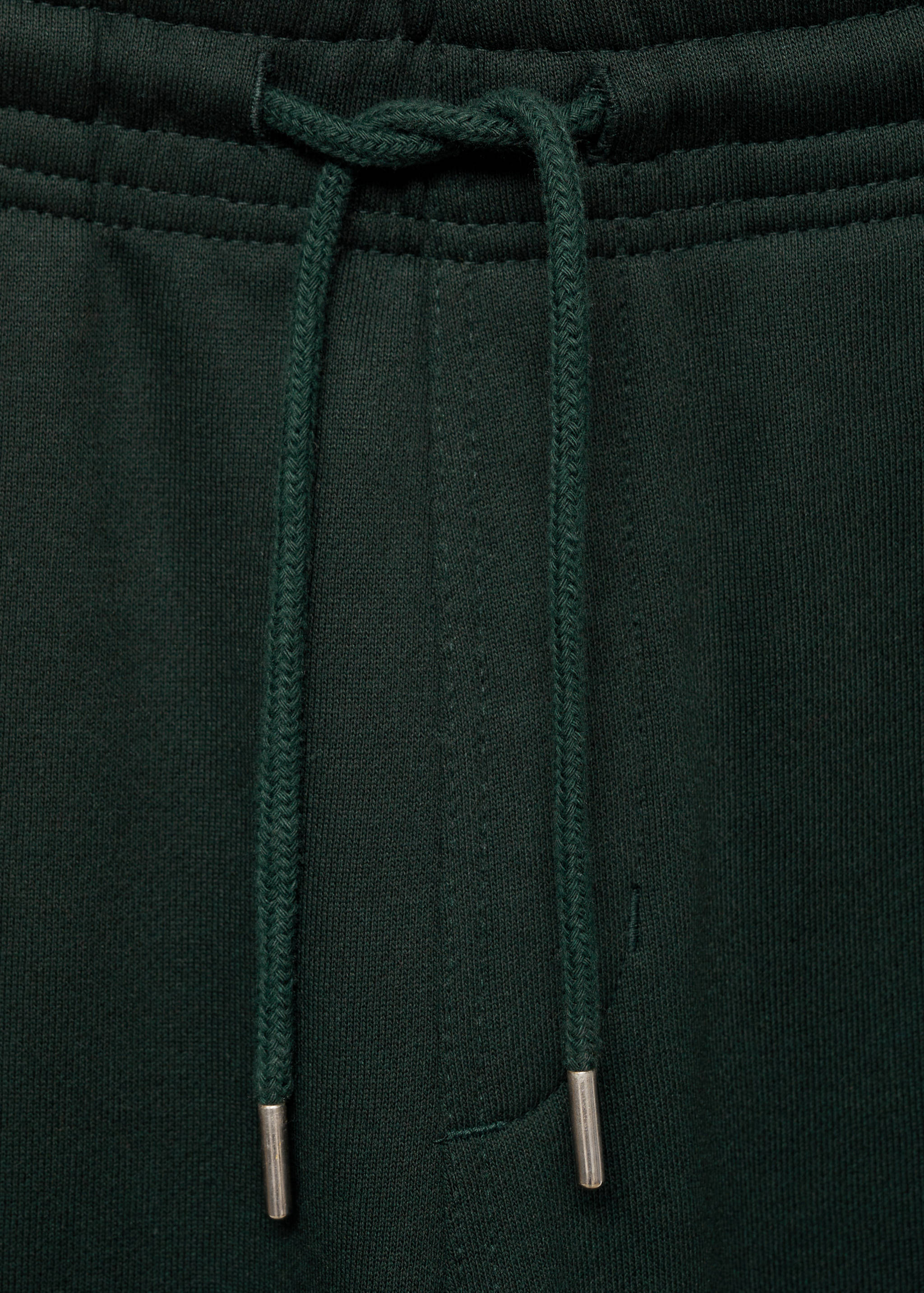 Brushed joggers with elastic waistband - Details of the article 8