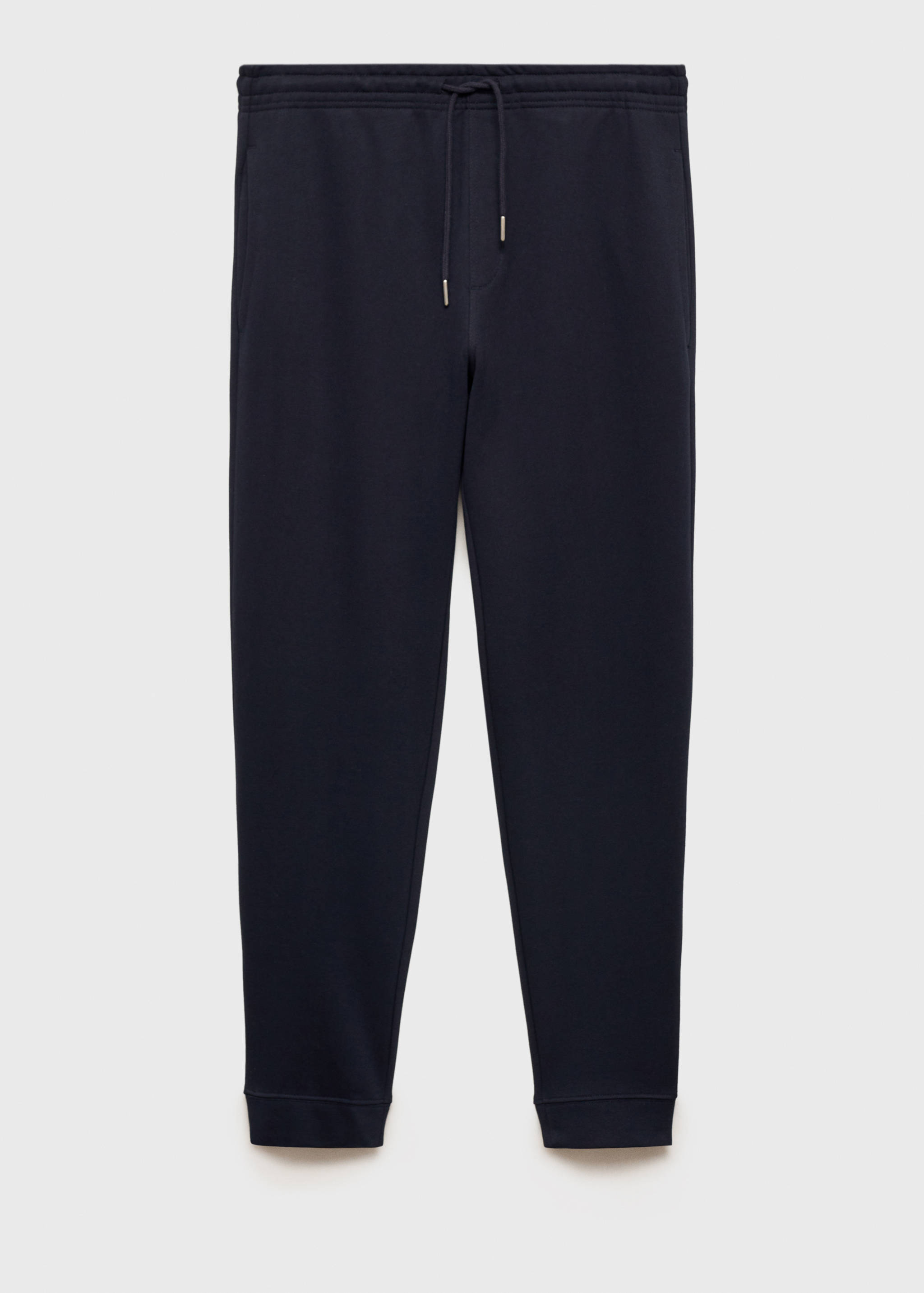 Brushed joggers with elastic waistband - Article without model