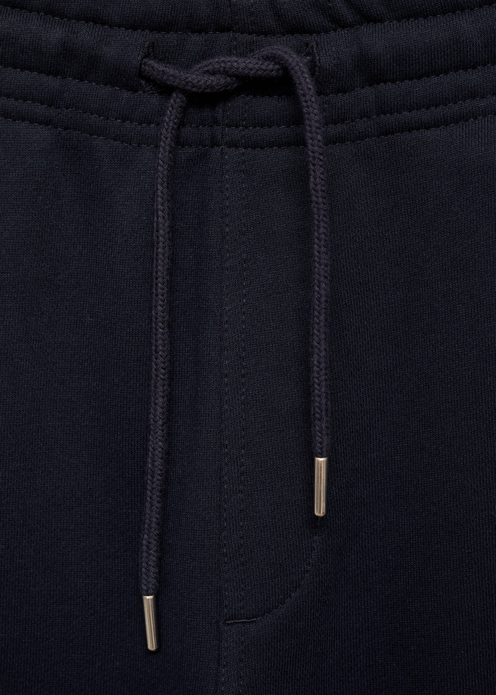 Brushed joggers with elastic waistband - Details of the article 8