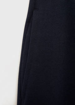 Brushed joggers with elastic waistband — Dark Navy 9