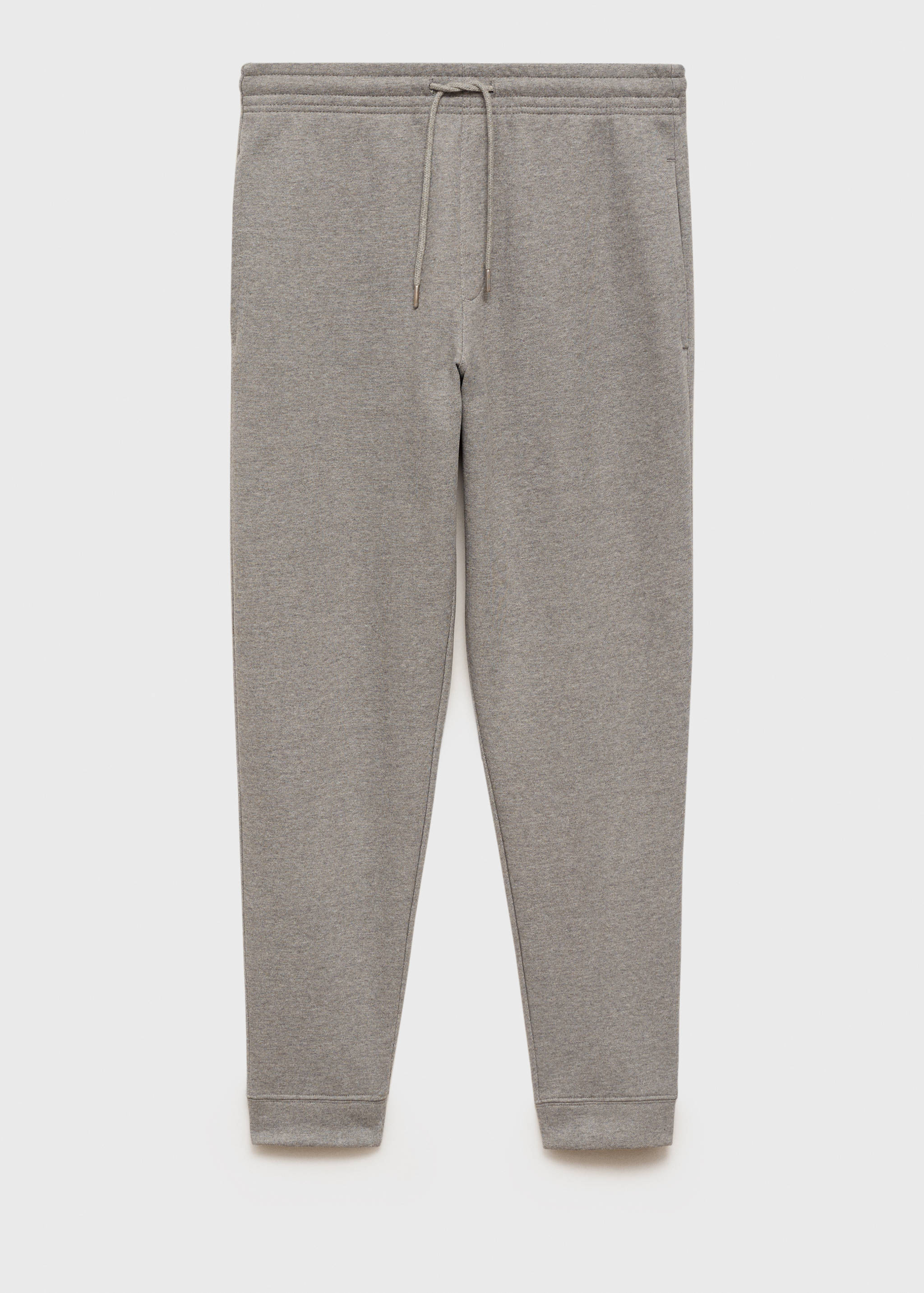 Brushed joggers with elastic waistband - Article without model