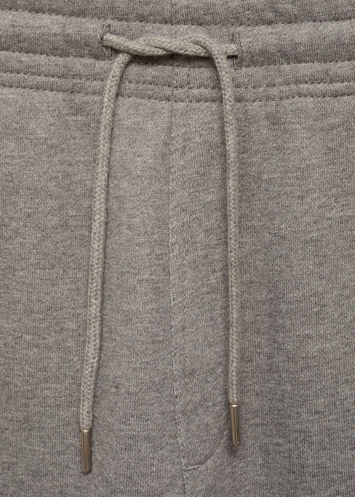 Brushed joggers with elastic waistband — Medium Heather Grey