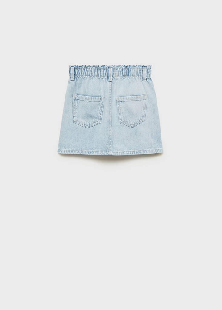 Short denim skirt — Light Blue