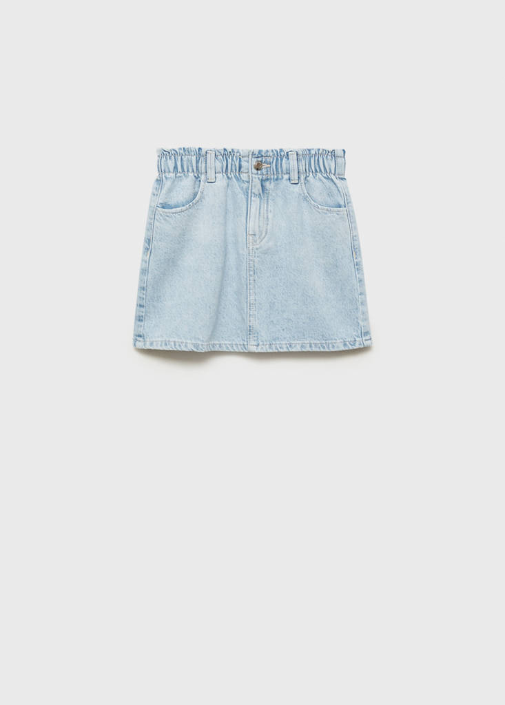 Short denim skirt — Light Blue
