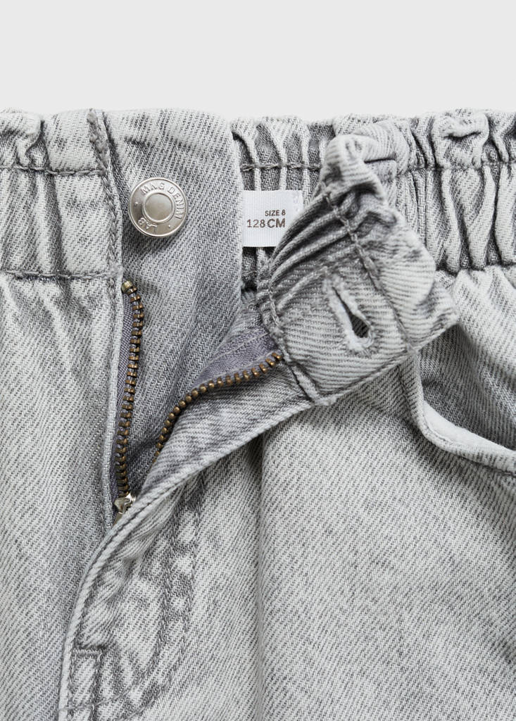 Short denim skirt — Denim Grey