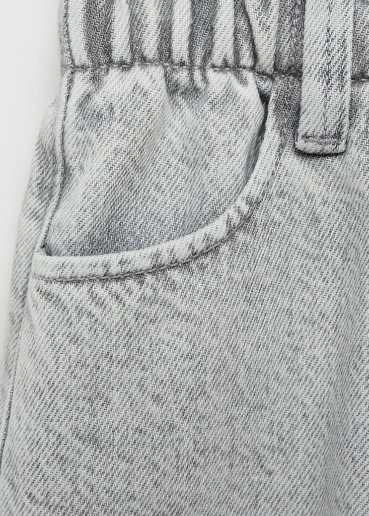 Short denim skirt — Denim Grey