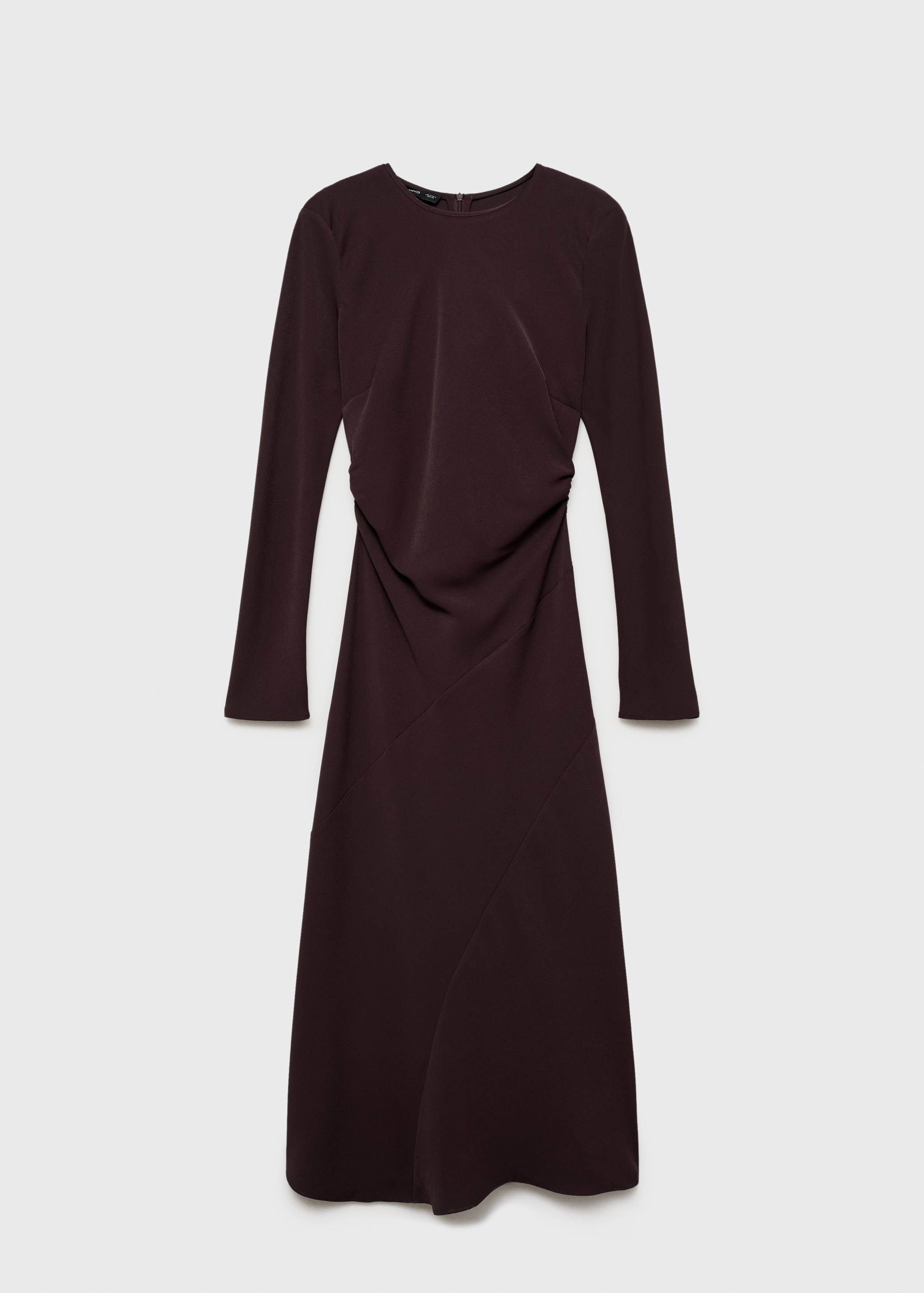 فستان متوسط الطول بخصر منسدل - منتج دون نموذج