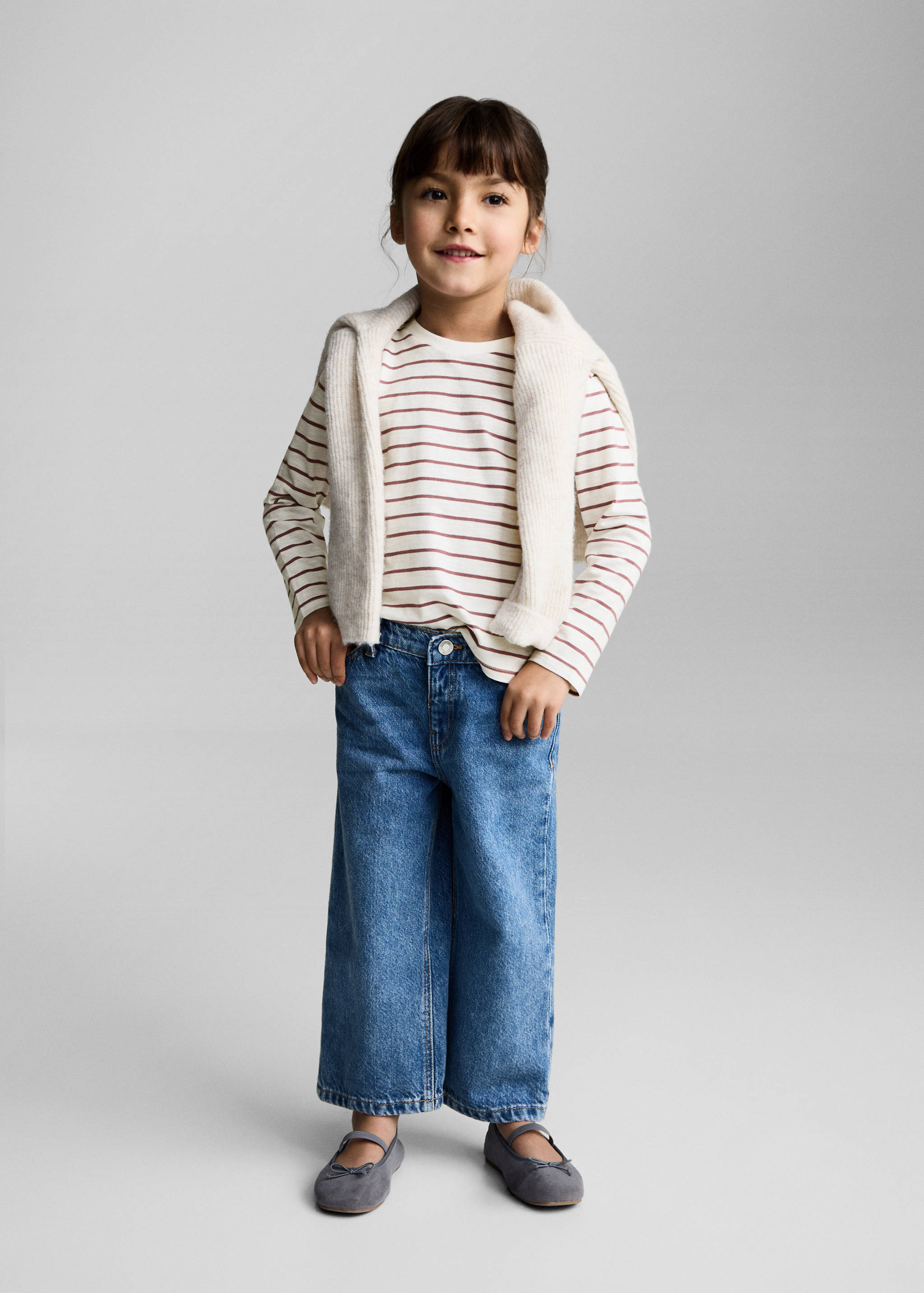 Striped cotton T-shirt - General plane