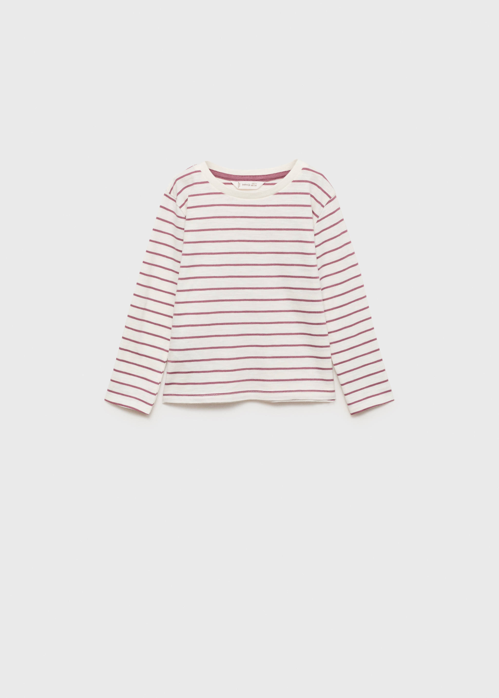Striped cotton T-shirt - Article without model