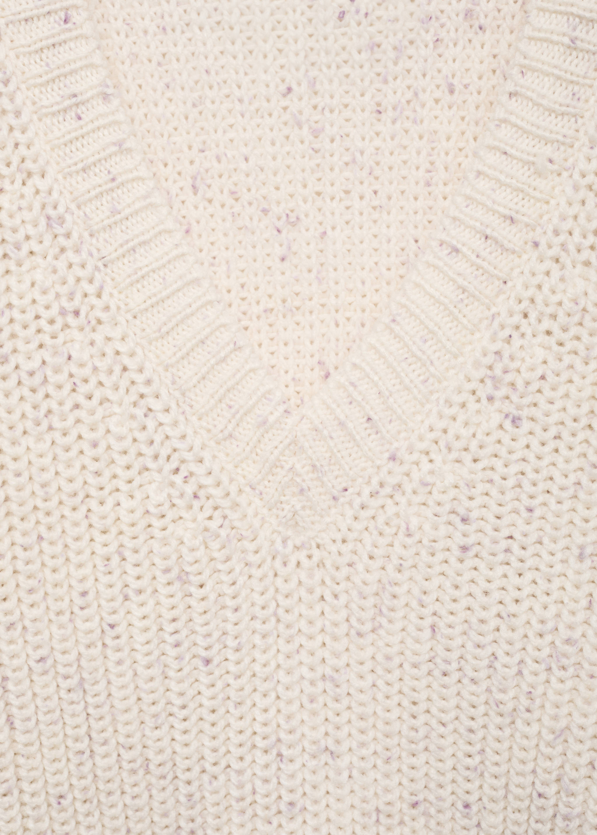 Oversized V-neck sweater - Details of the article 8