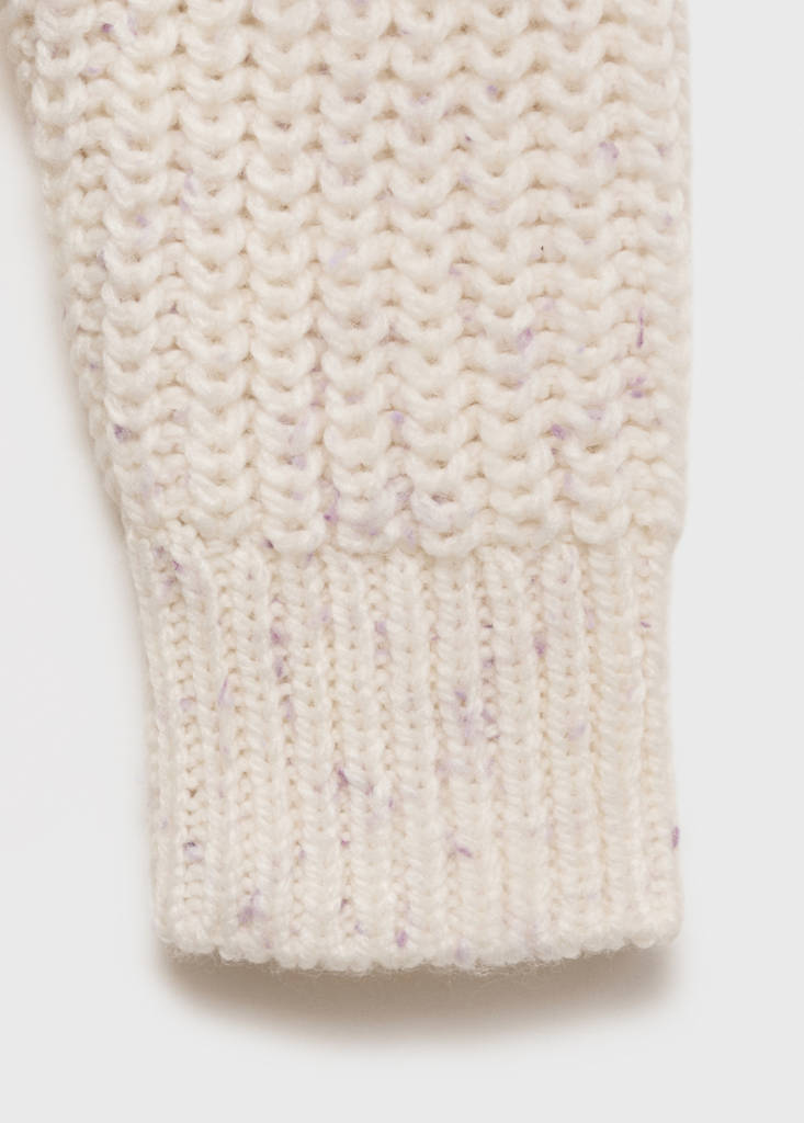 Oversized V-neck sweater — Off White