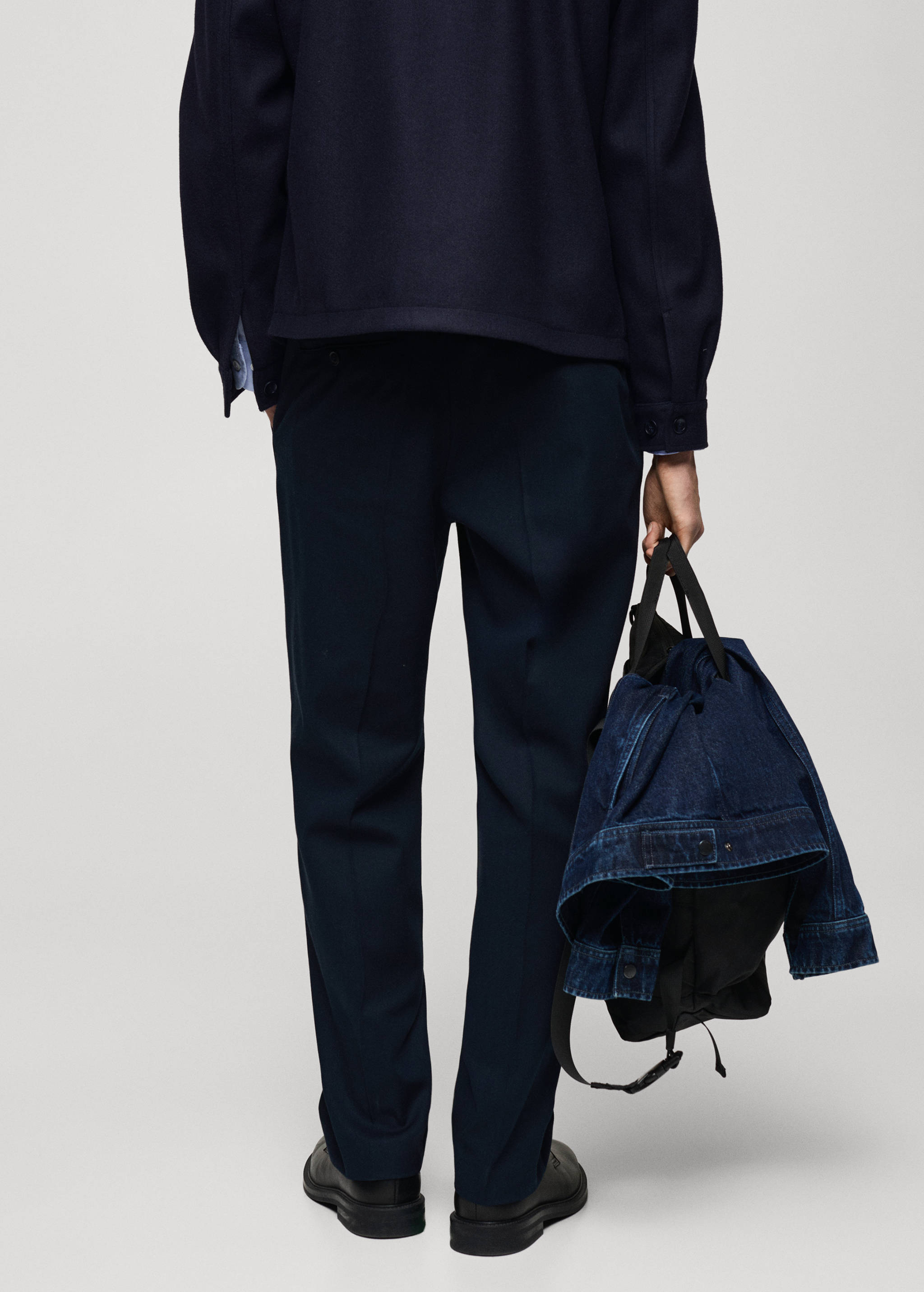 Pantalón pinzas straight fit - Reverso del artículo