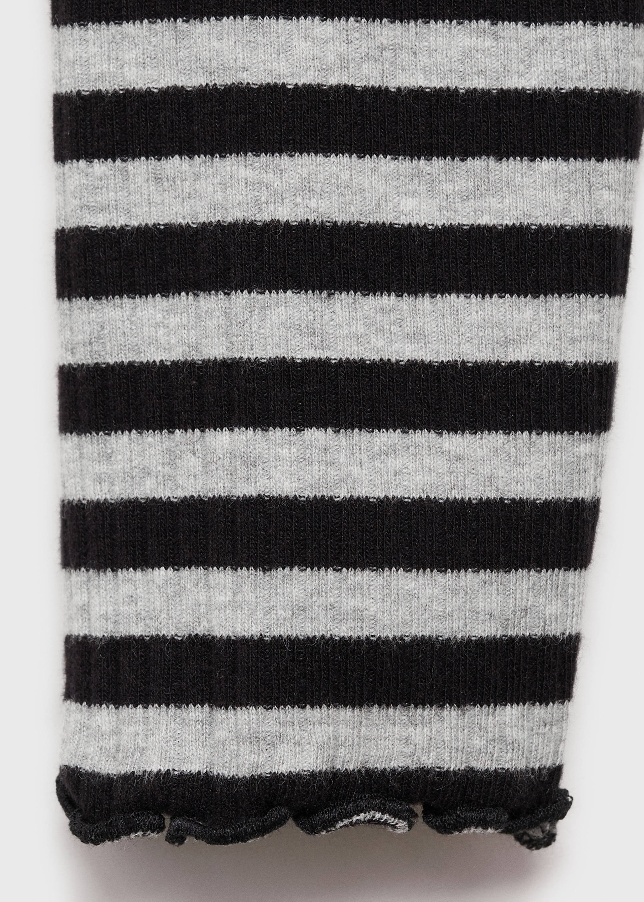 Striped rib T-shirt - Details of the article 8