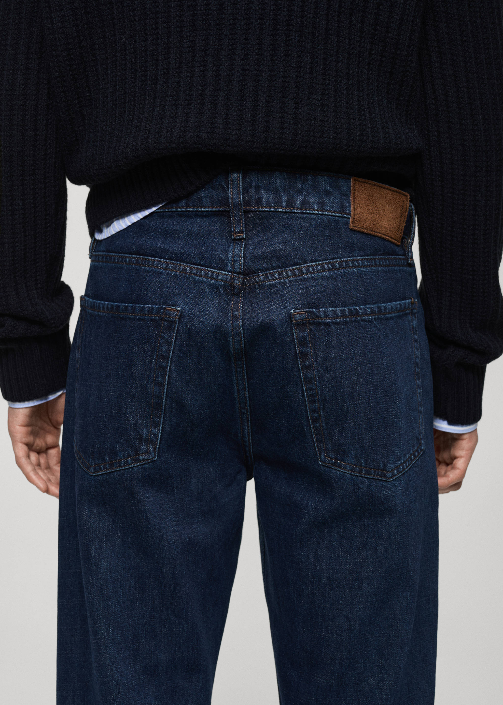 Jean Moby straight-fit délavé foncé - Détail de l'article 6