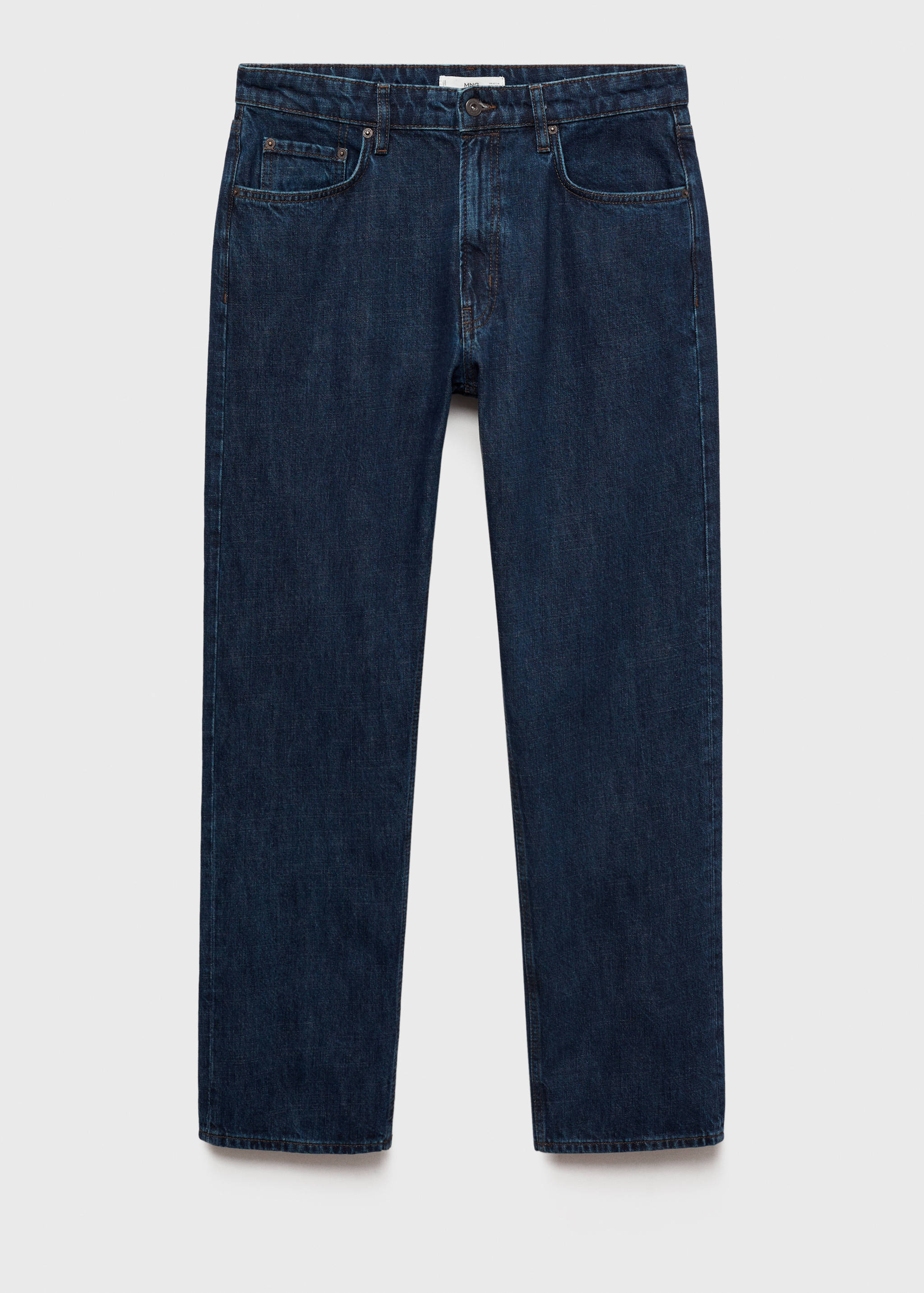 Jean Moby straight-fit délavé foncé - Article sans modèle