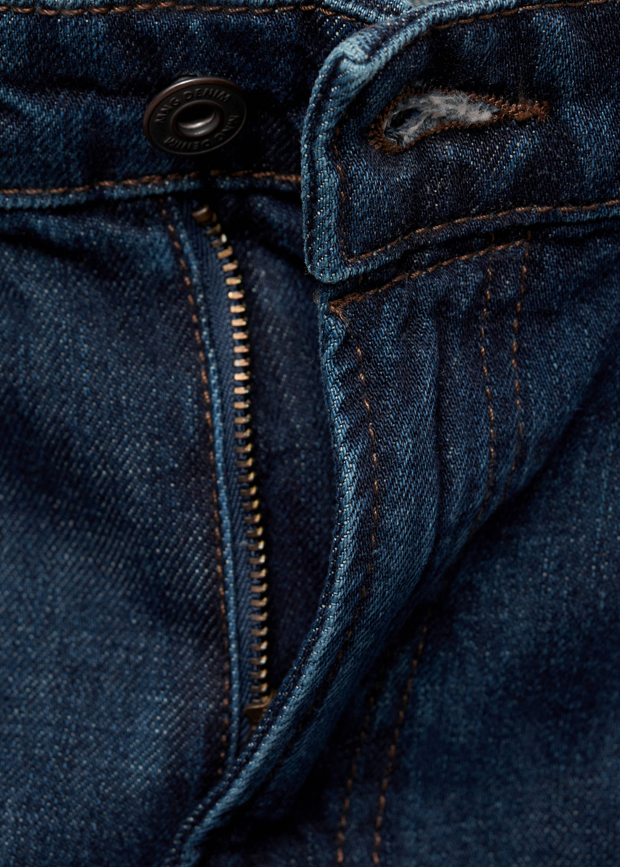 Jean Moby straight-fit délavé foncé - Détail de l'article 8