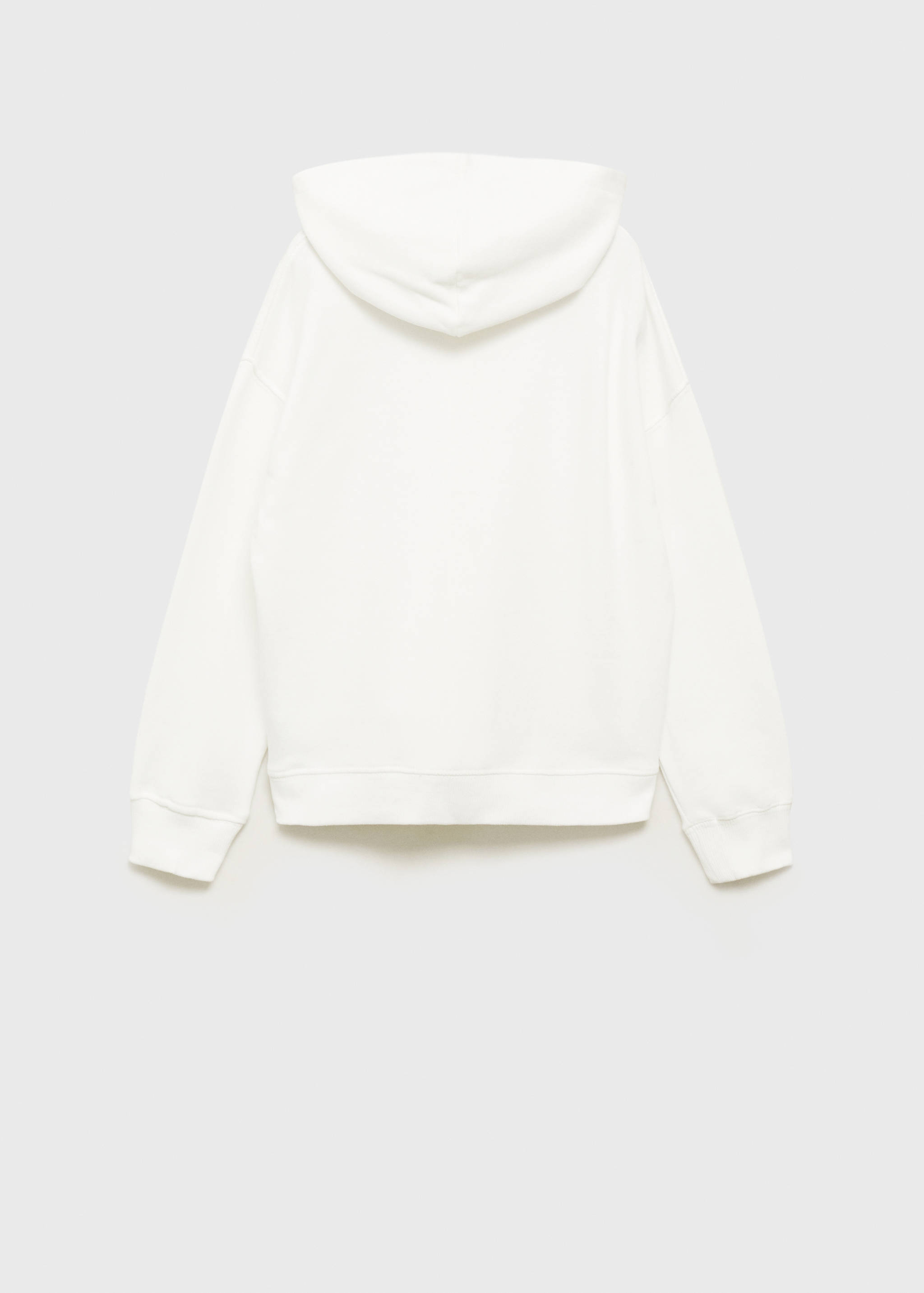 Sweatshirt with open hood - Reverse of the article
