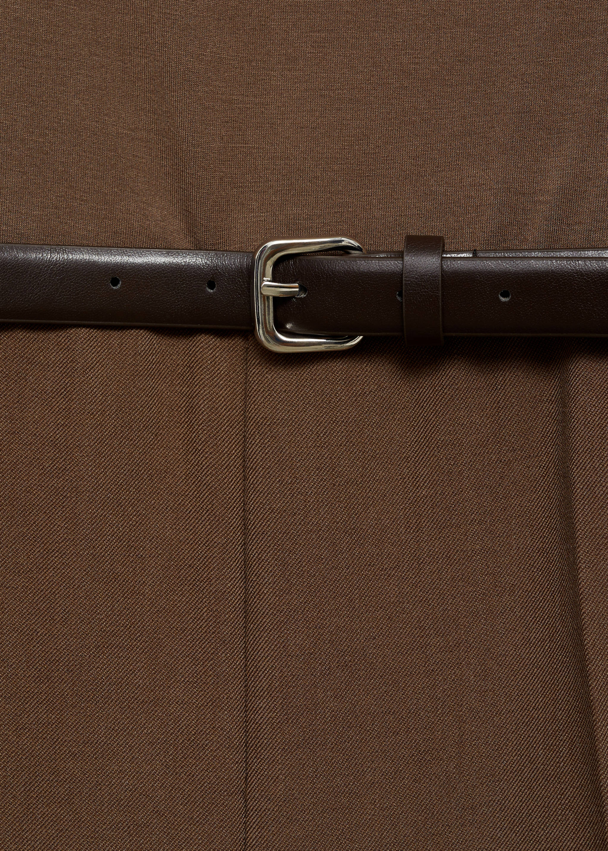 Tuta cintura tessuto combinato - Dettaglio dell'articolo 8