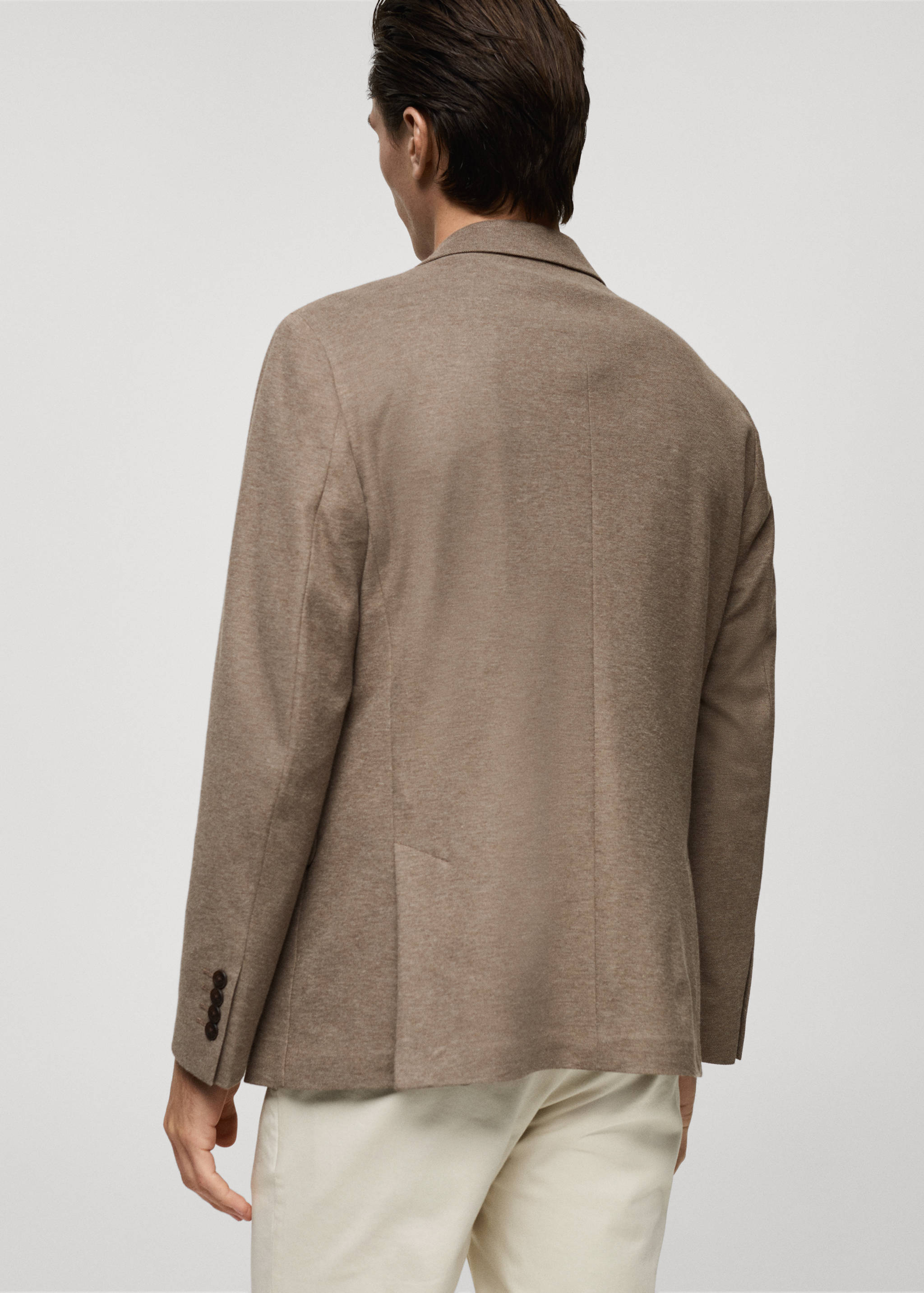 Verner slim-fit cotton jacket - Reverse of the article