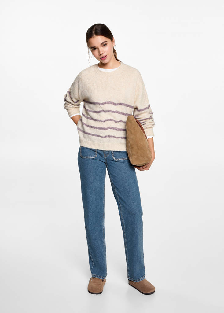 Oversized striped sweater — Off White