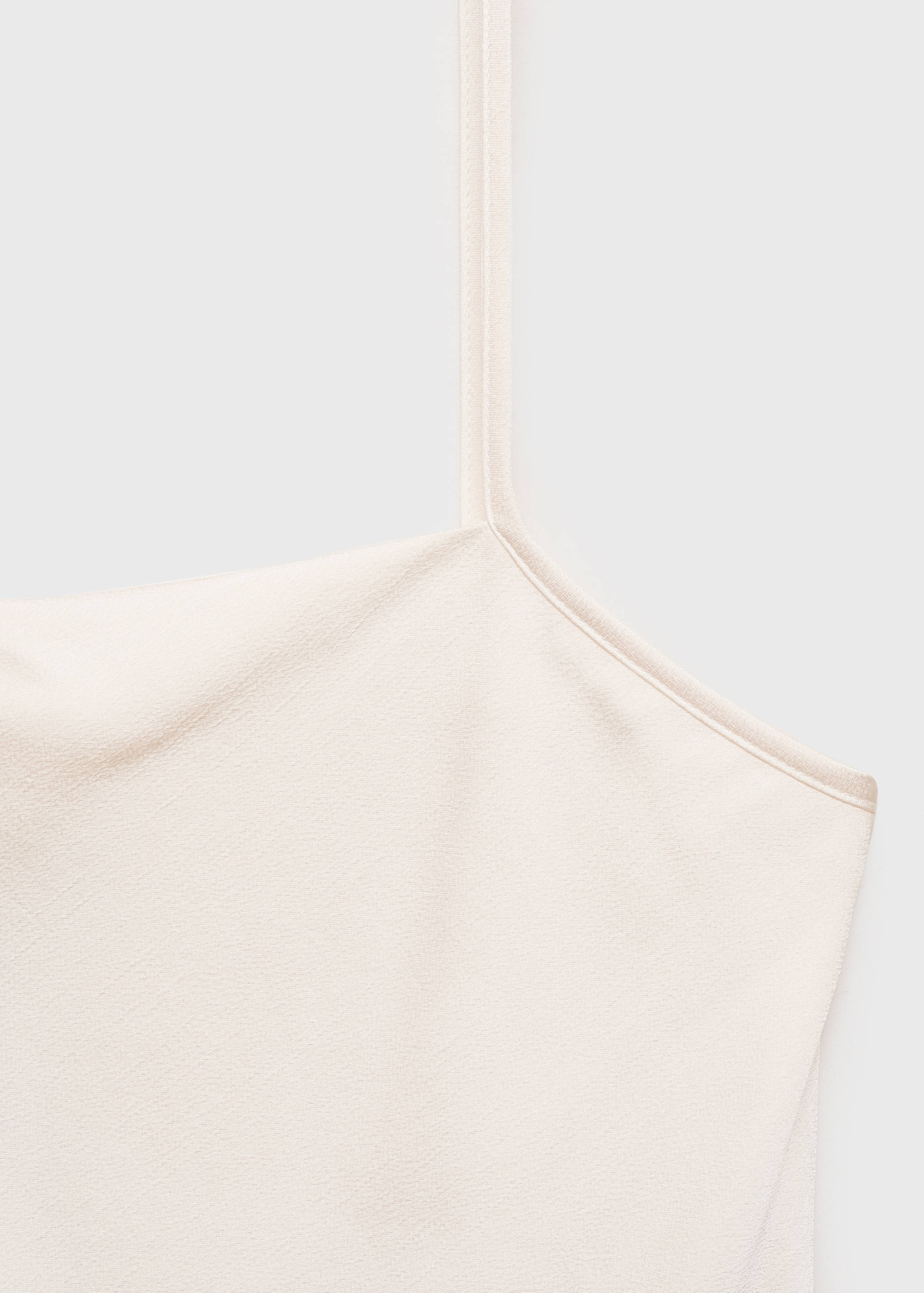 Satin top with thin straps - Details of the article 8