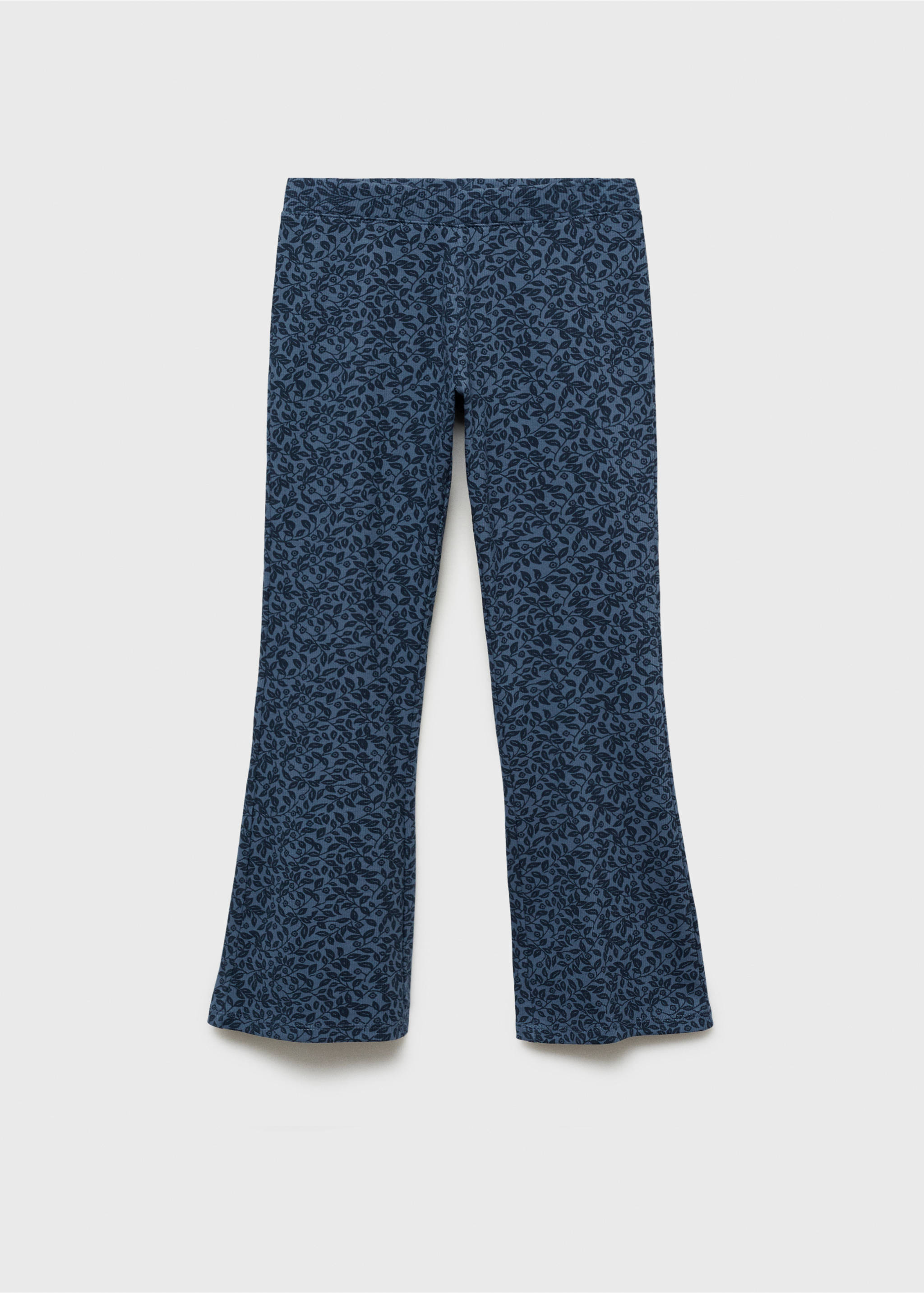 Legging flare imprimé - Article sans modèle, Bleu. Ref: 87070635-00.
