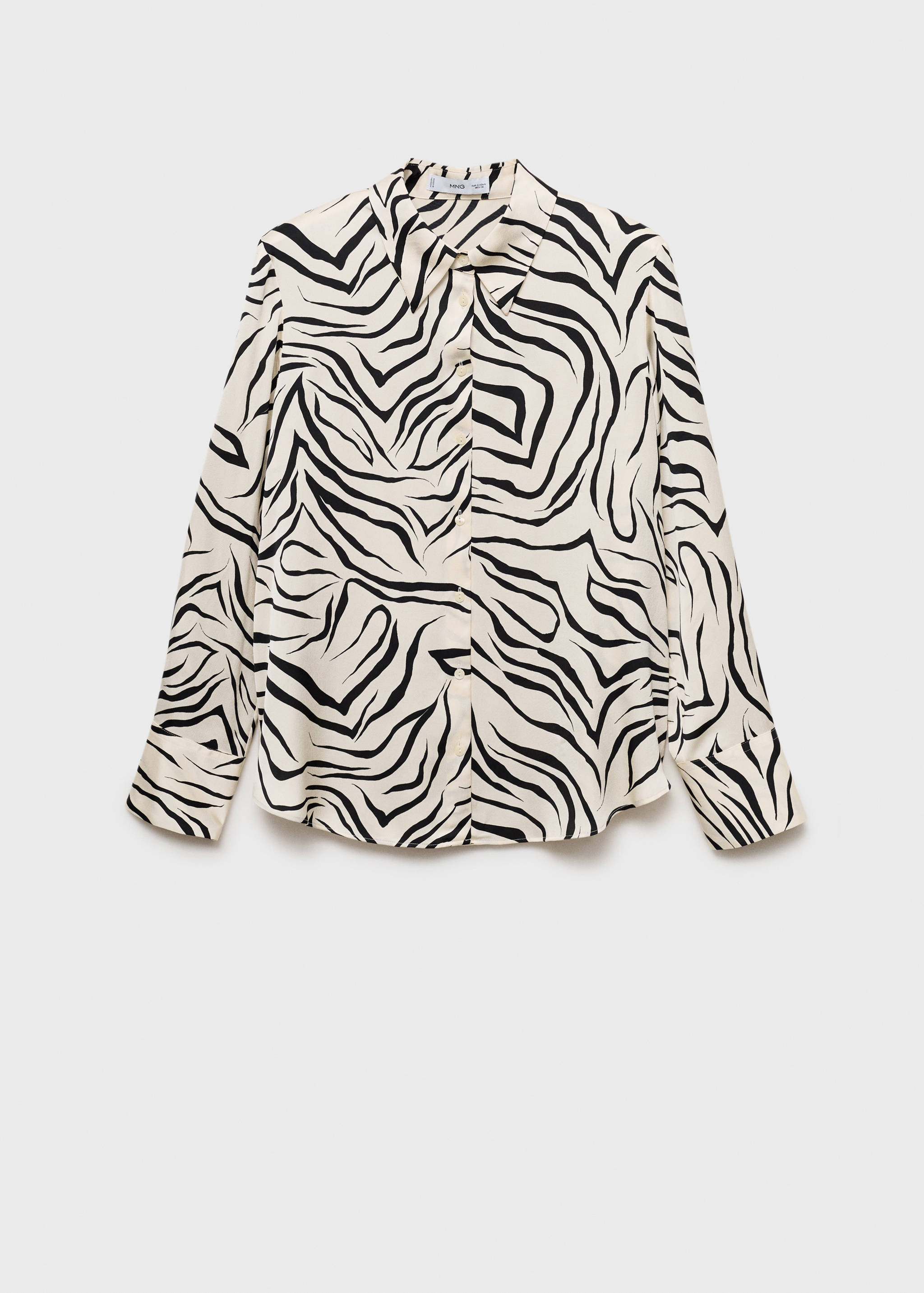 Chemise satinée imprimée - Article sans modèle