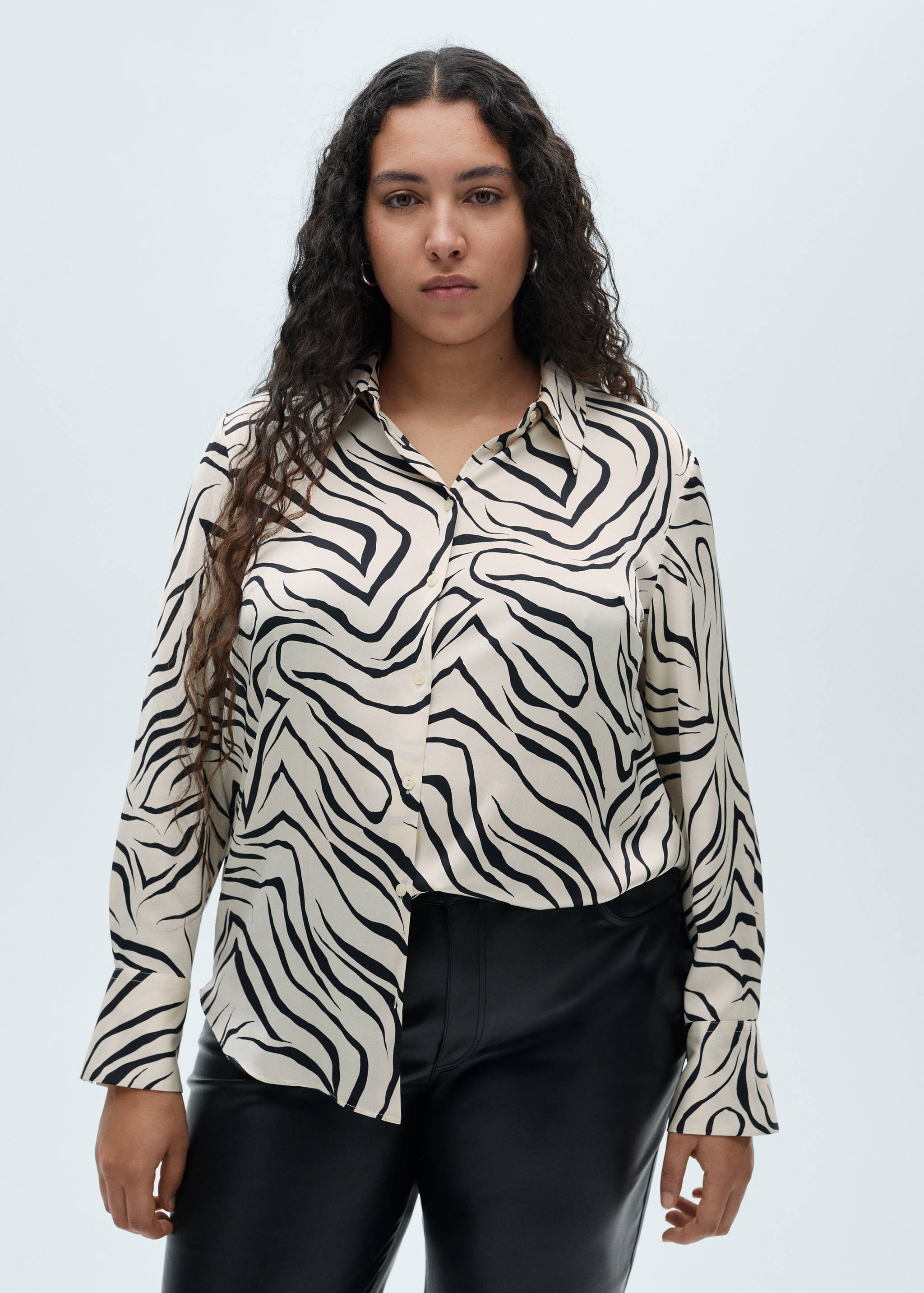 Chemise satinée imprimée - Détail de l'article 5