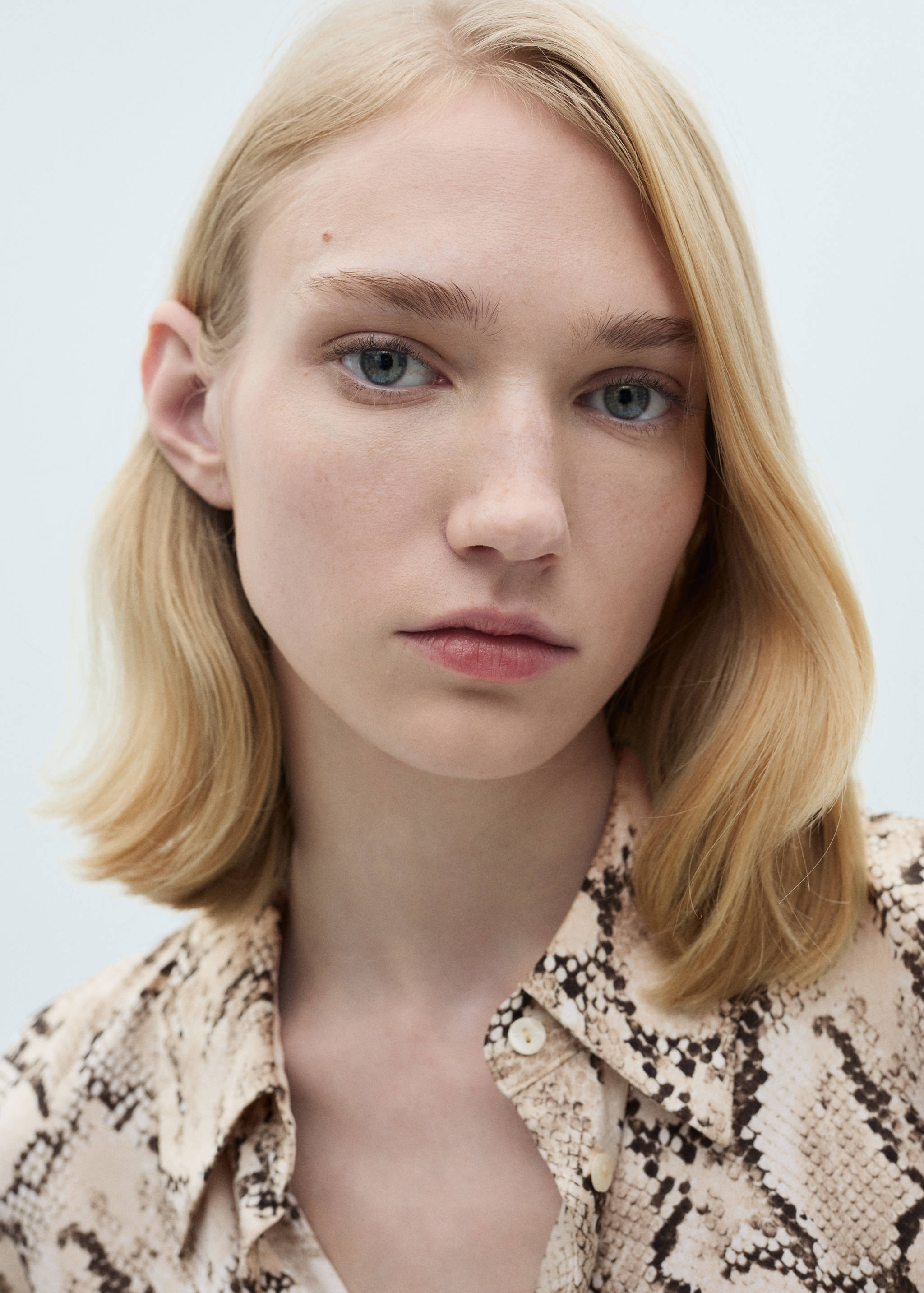 Chemise satinée imprimée - Détail de l'article 1