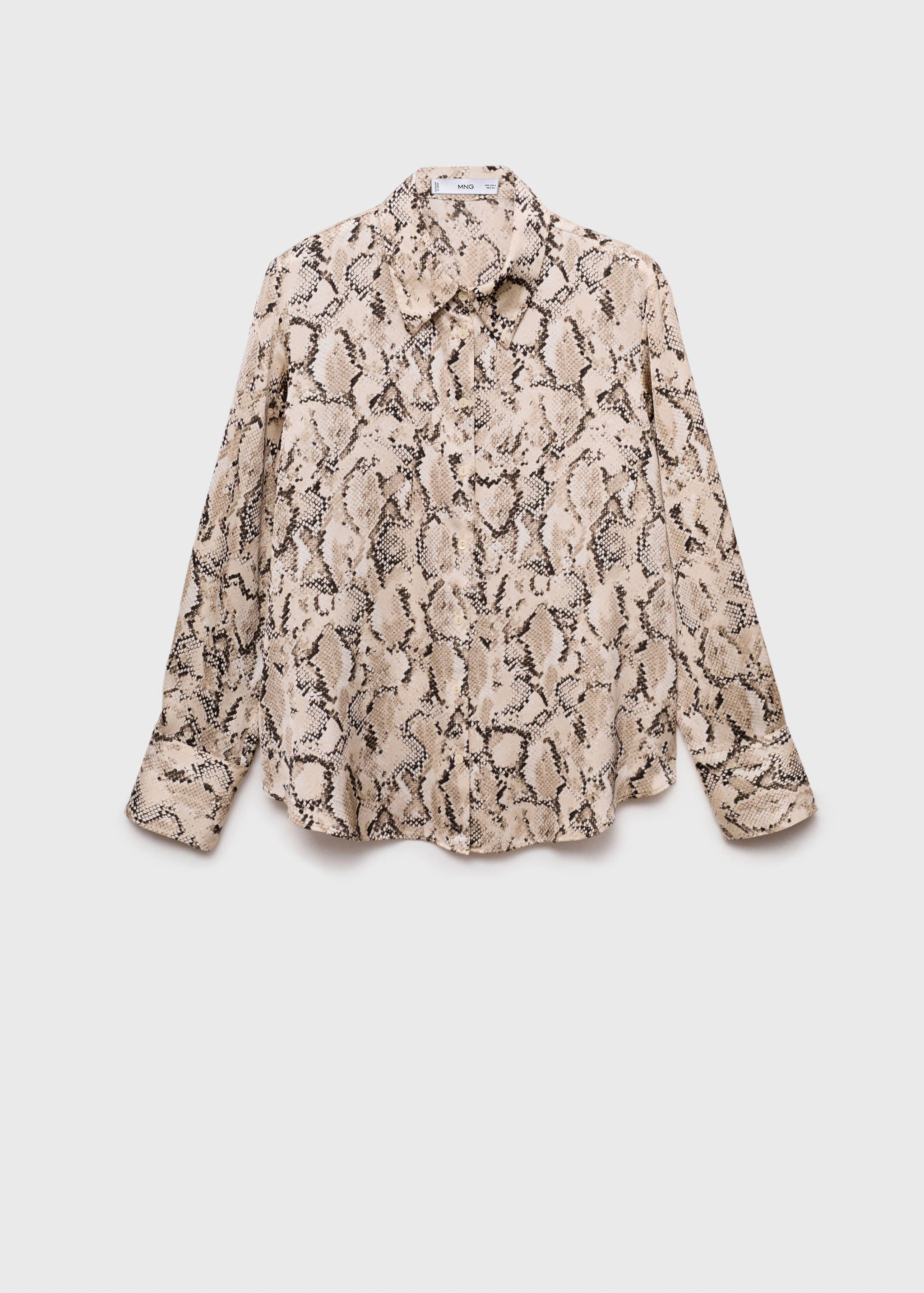 Chemise satinée imprimée - Article sans modèle