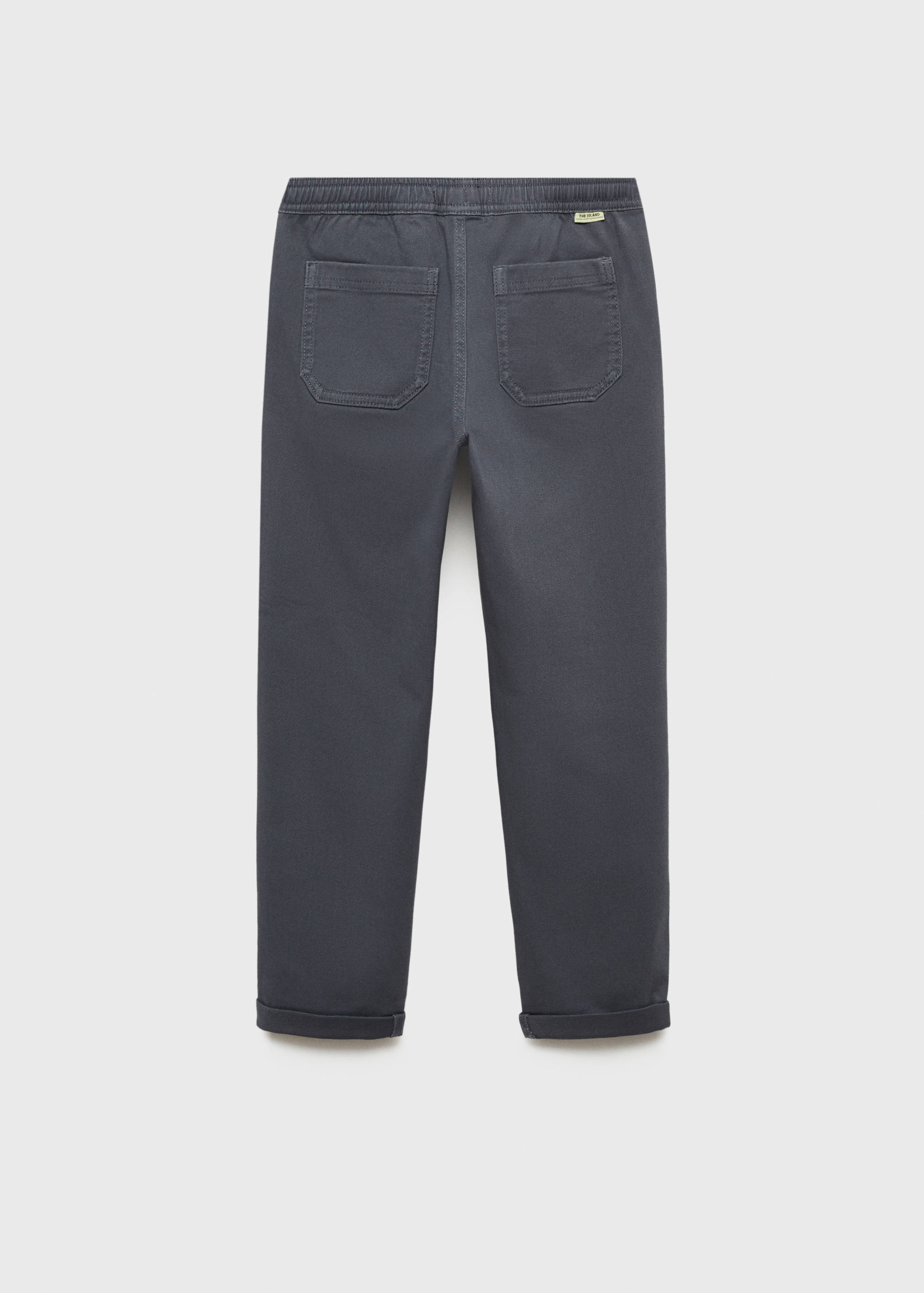 Elastic waist trousers - Reverse of the article