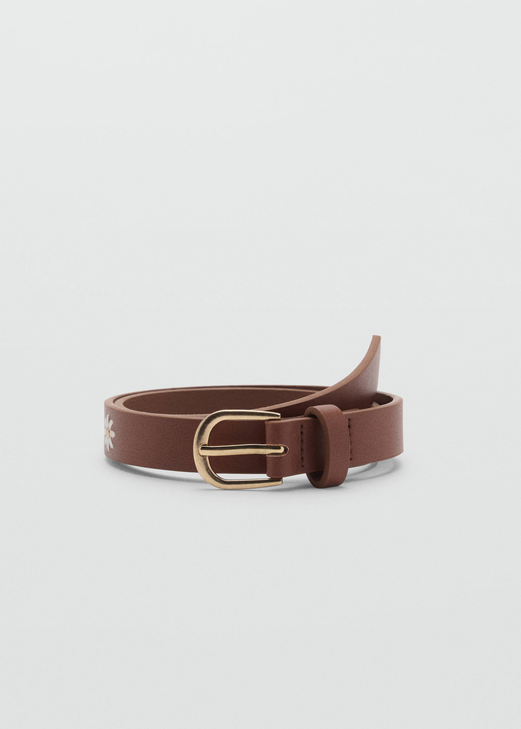 Ceinture à boucle fleur - Article sans modèle