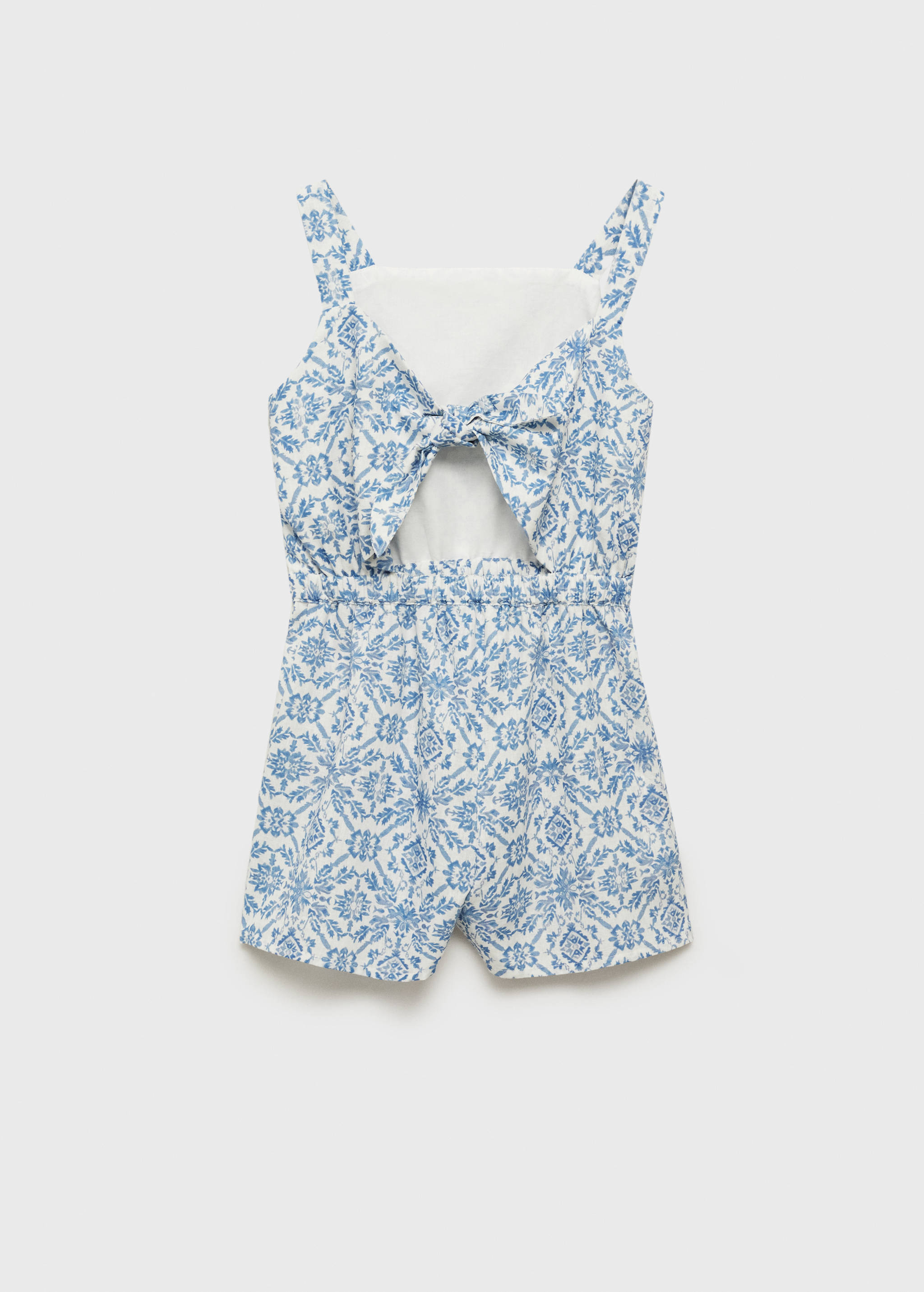 Combinaison imprimée lin - Verso de l’article