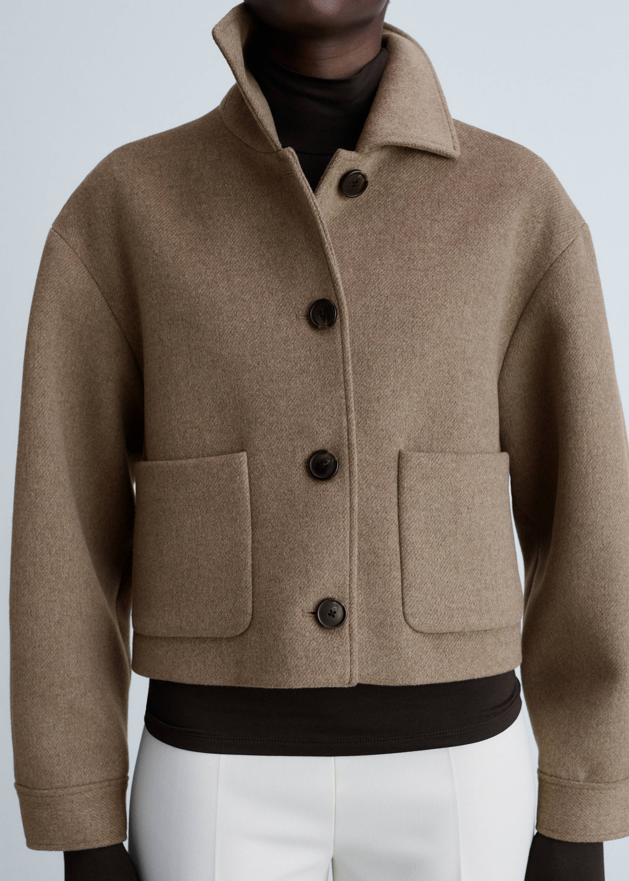 Wool jacket with pockets - Details of the article 6