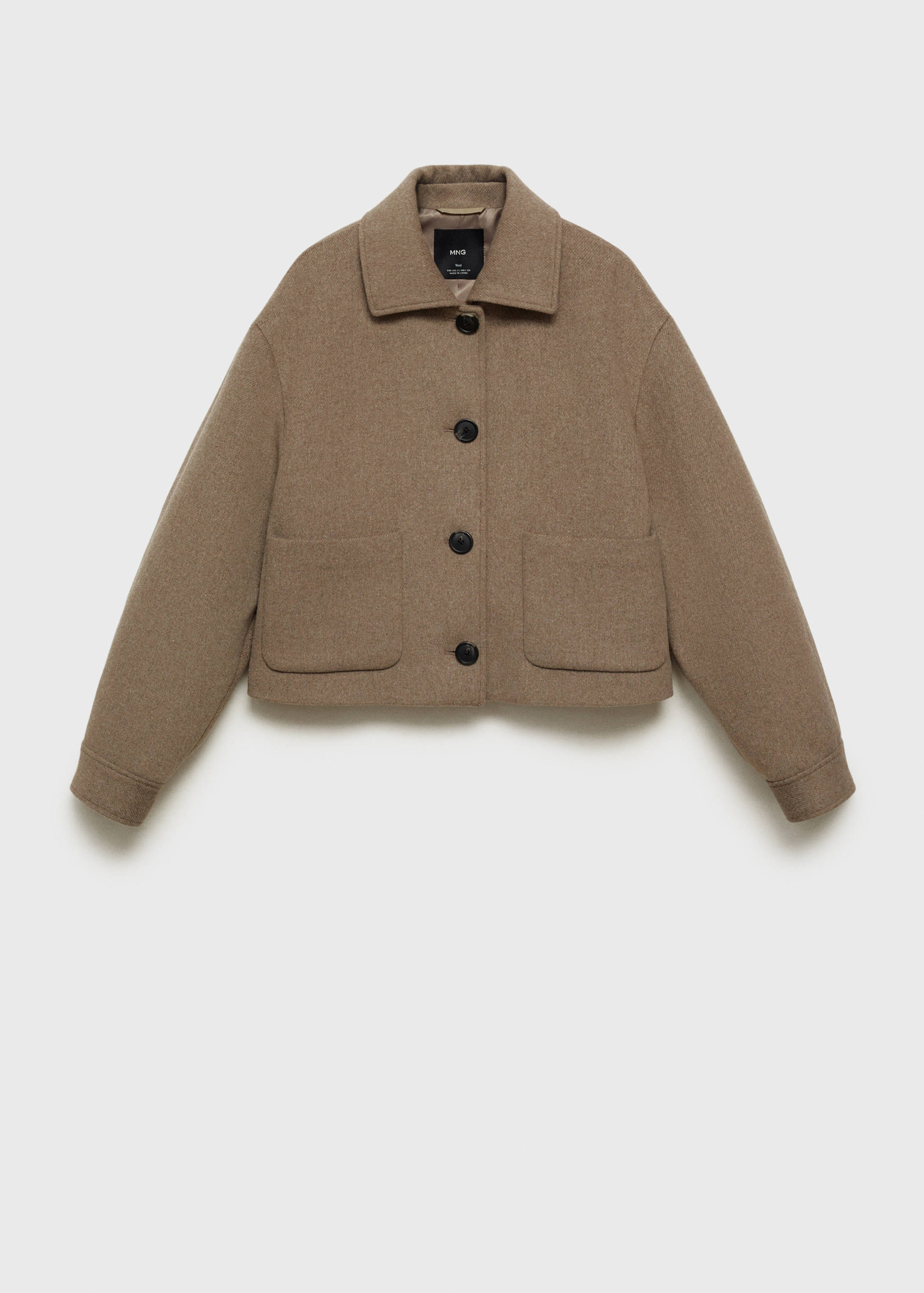 Wool jacket with pockets - Article without model