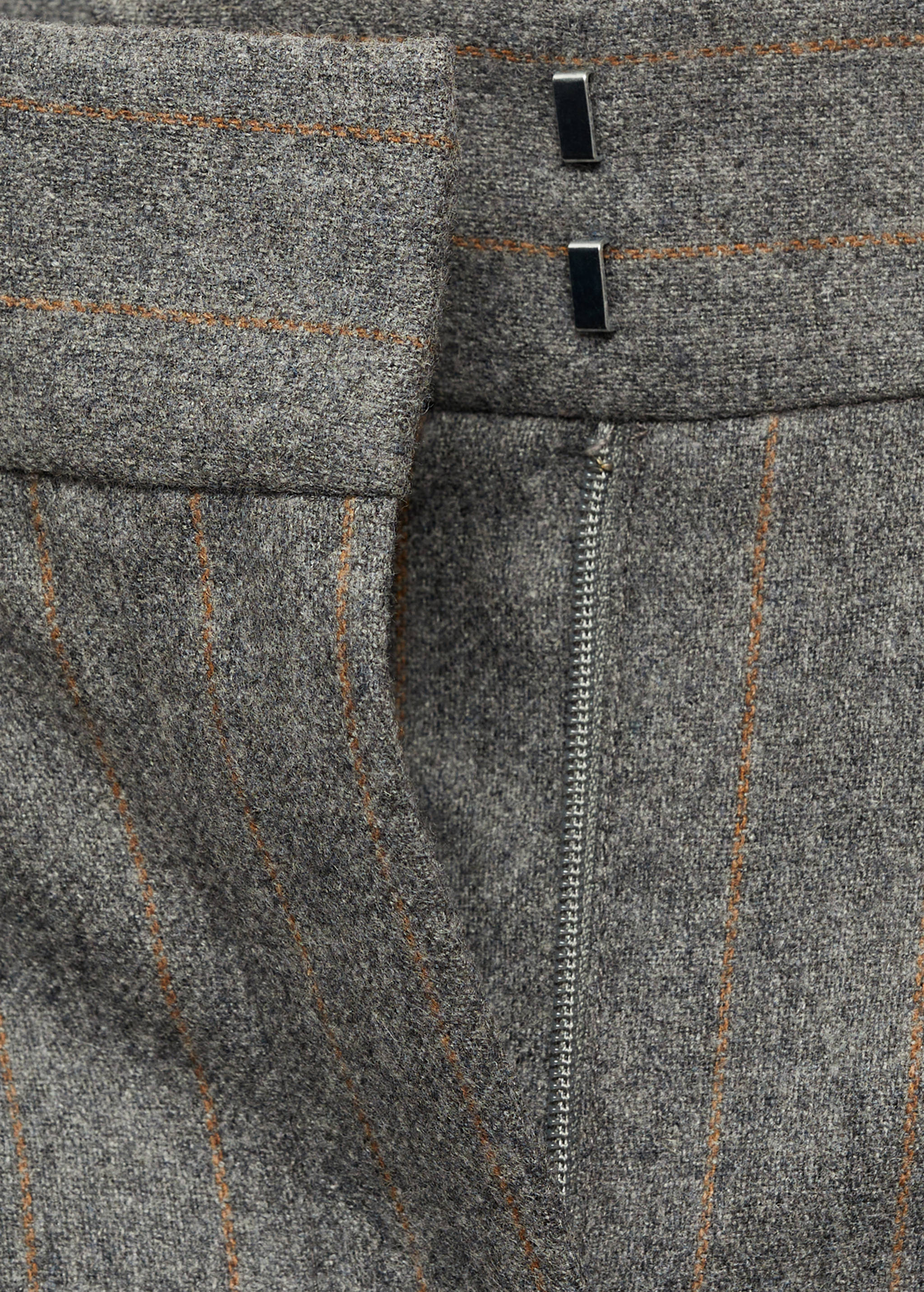 Wool-blend suit pants - Details of the article 0
