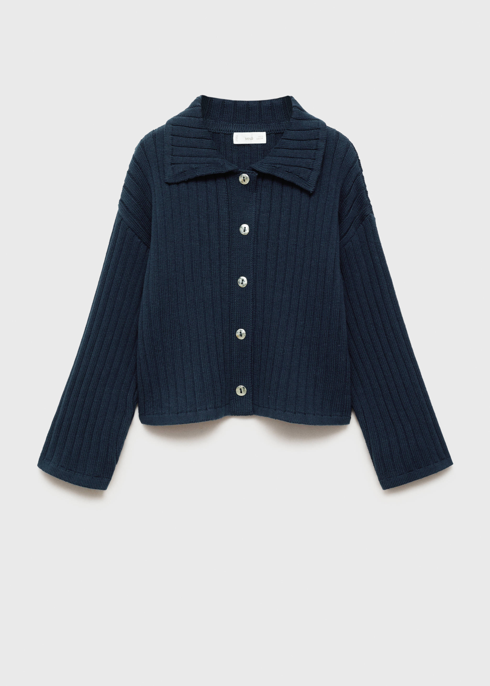 Polo-neck cardigan - Article without model