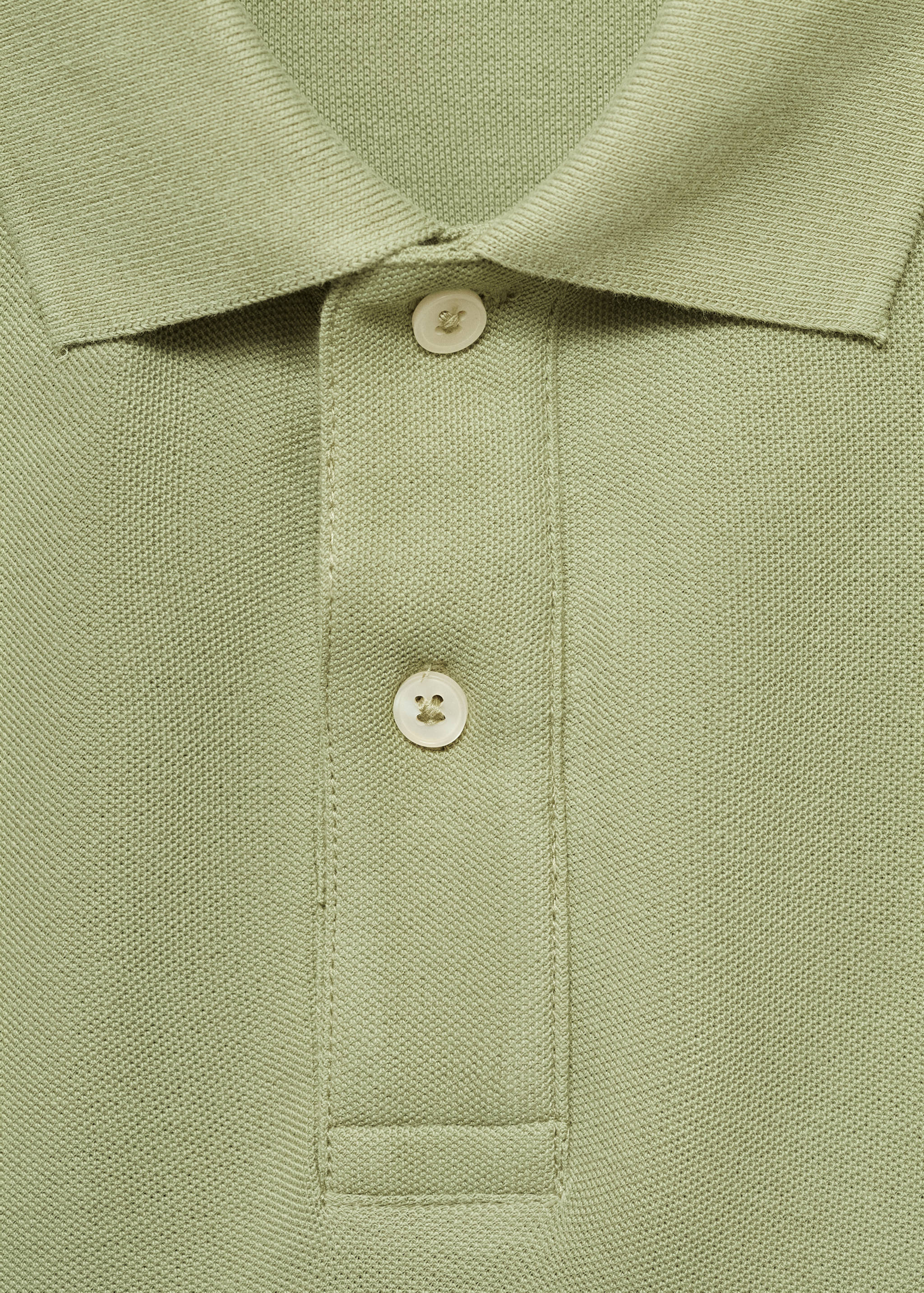 100% cotton regular fit polo shirt - Details of the article 8