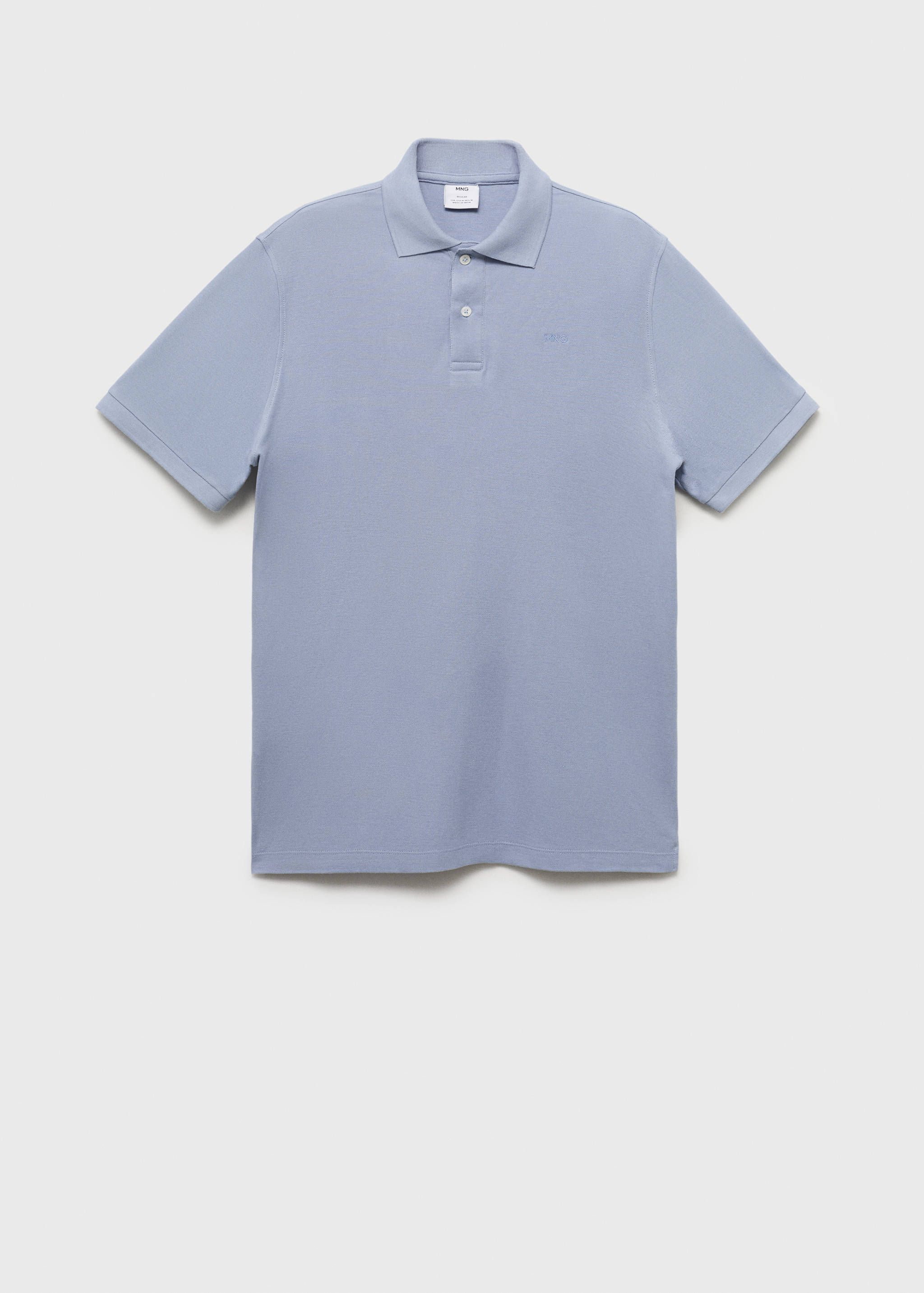 100% cotton regular fit polo shirt - Article without model