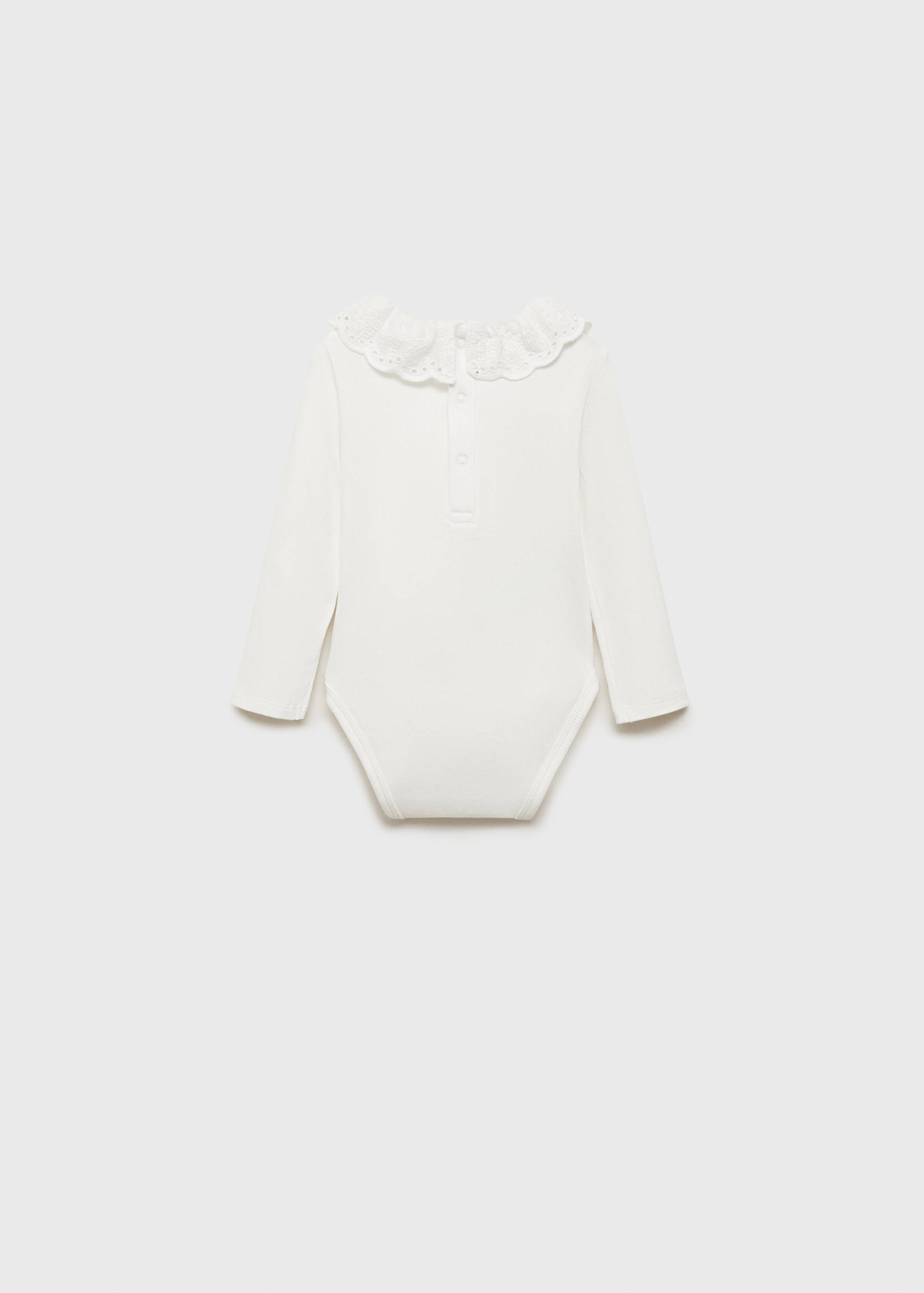 İşlemeli babydoll yaka body - Ürünün arkası