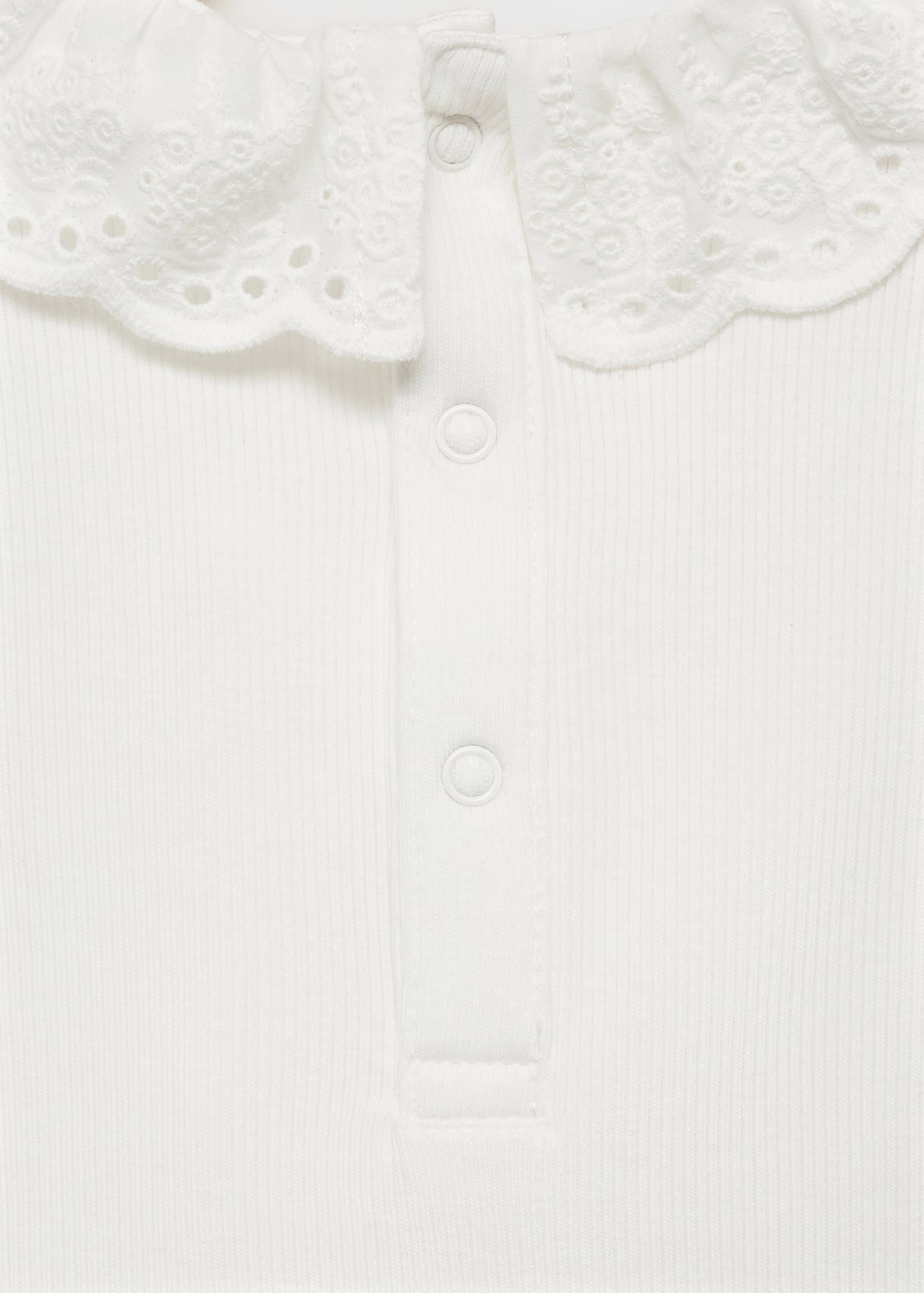 İşlemeli babydoll yaka body - Ürün detayı 0