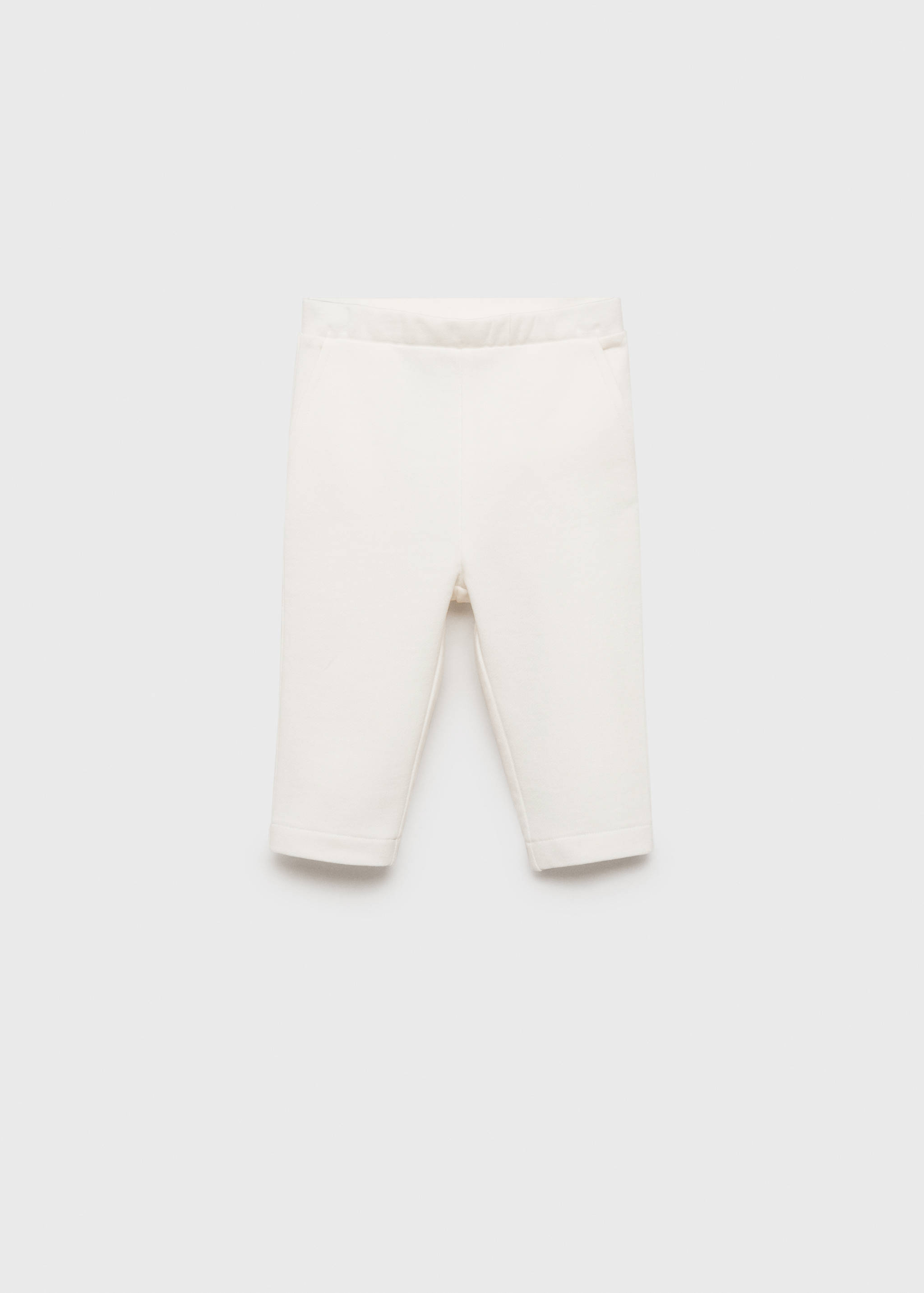 Knit jogger-style trousers - Article without model