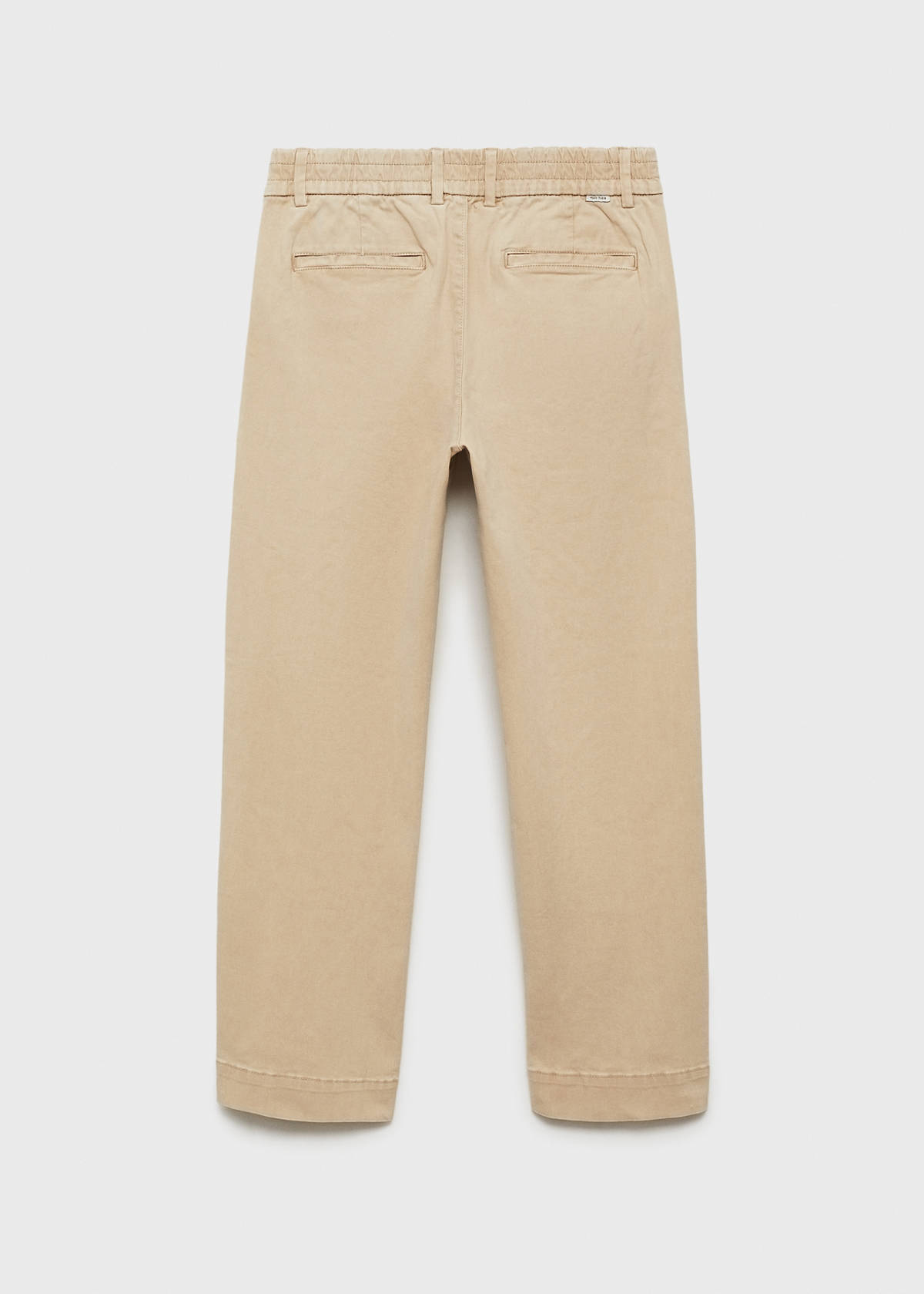 Straight-fit chino trousers — Sand