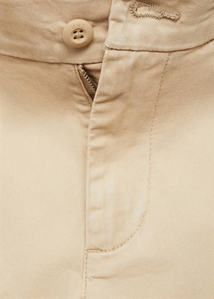 Straight-fit chino trousers — Sand