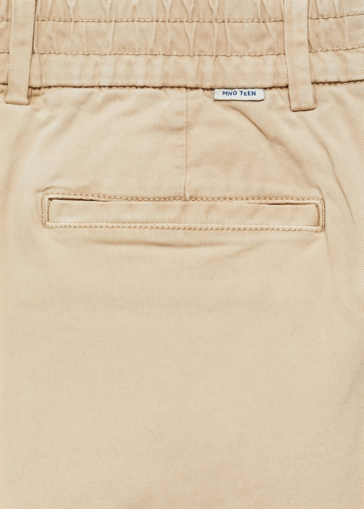 Straight-fit chino trousers — Sand