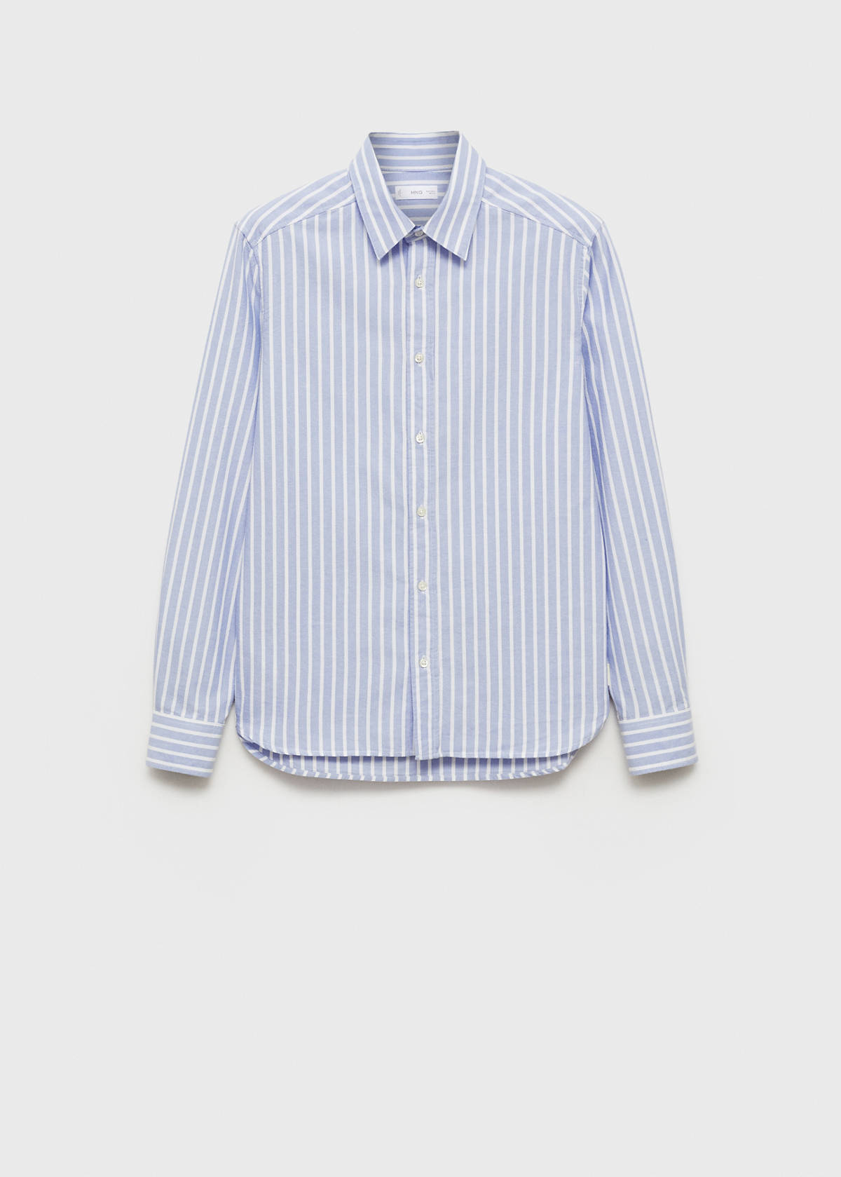 Striped Oxford shirt — Sky Blue